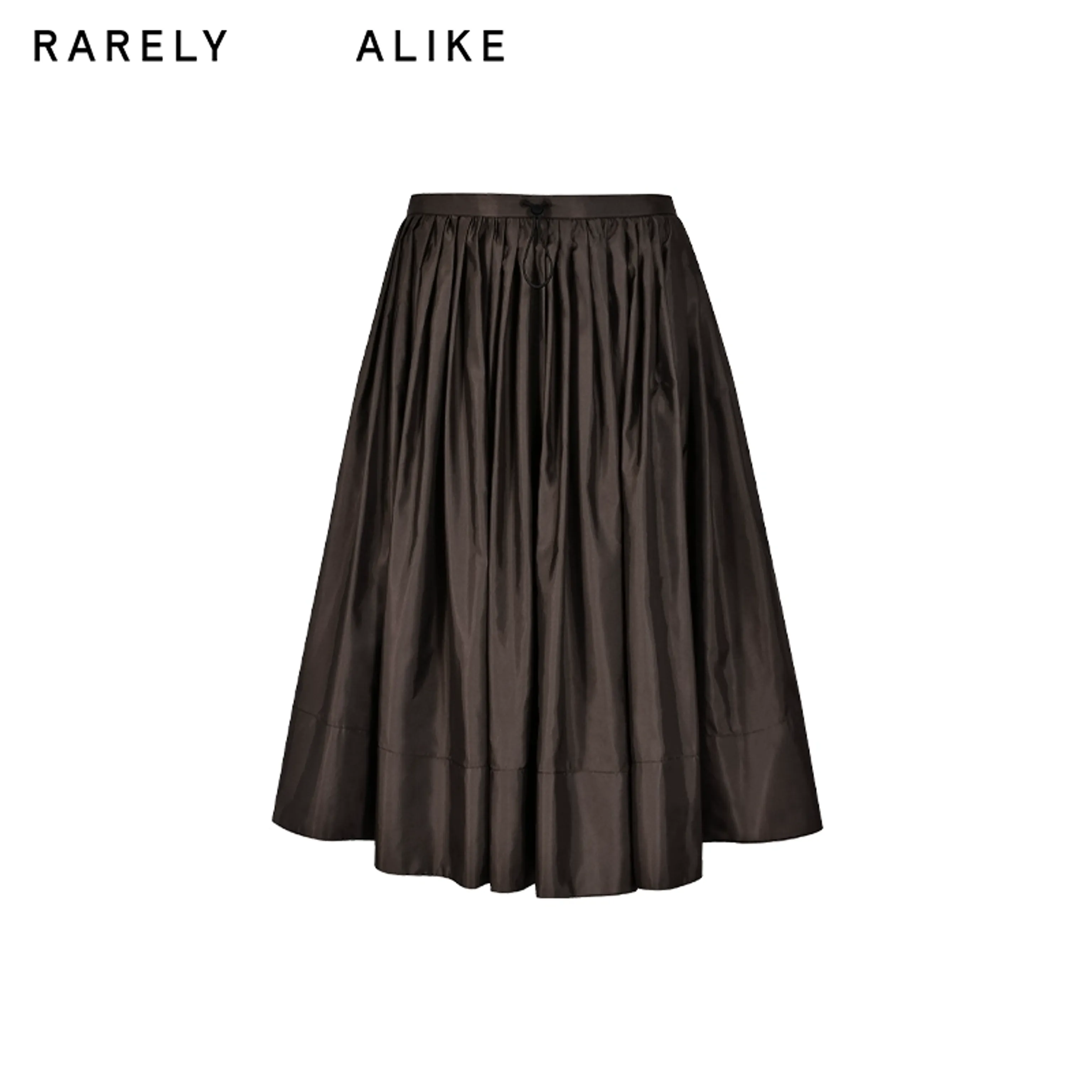 Low-Rise Micro-Pleated Midi Skirt - Image 6
