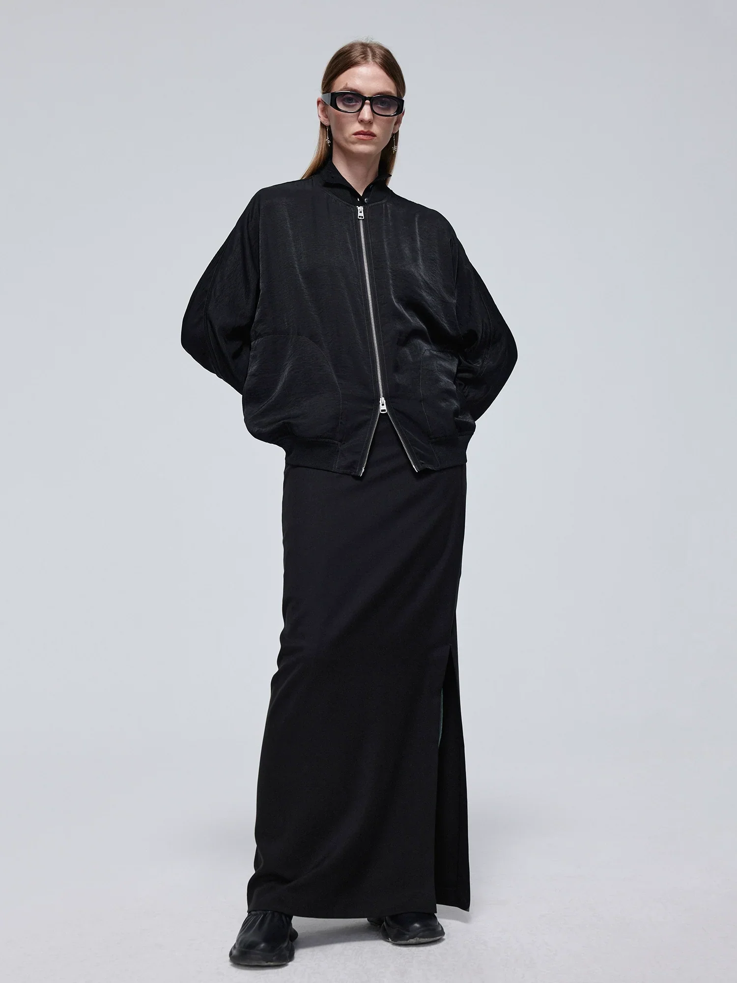 Low-Rise Side-Slit Column Skirt - Image 4