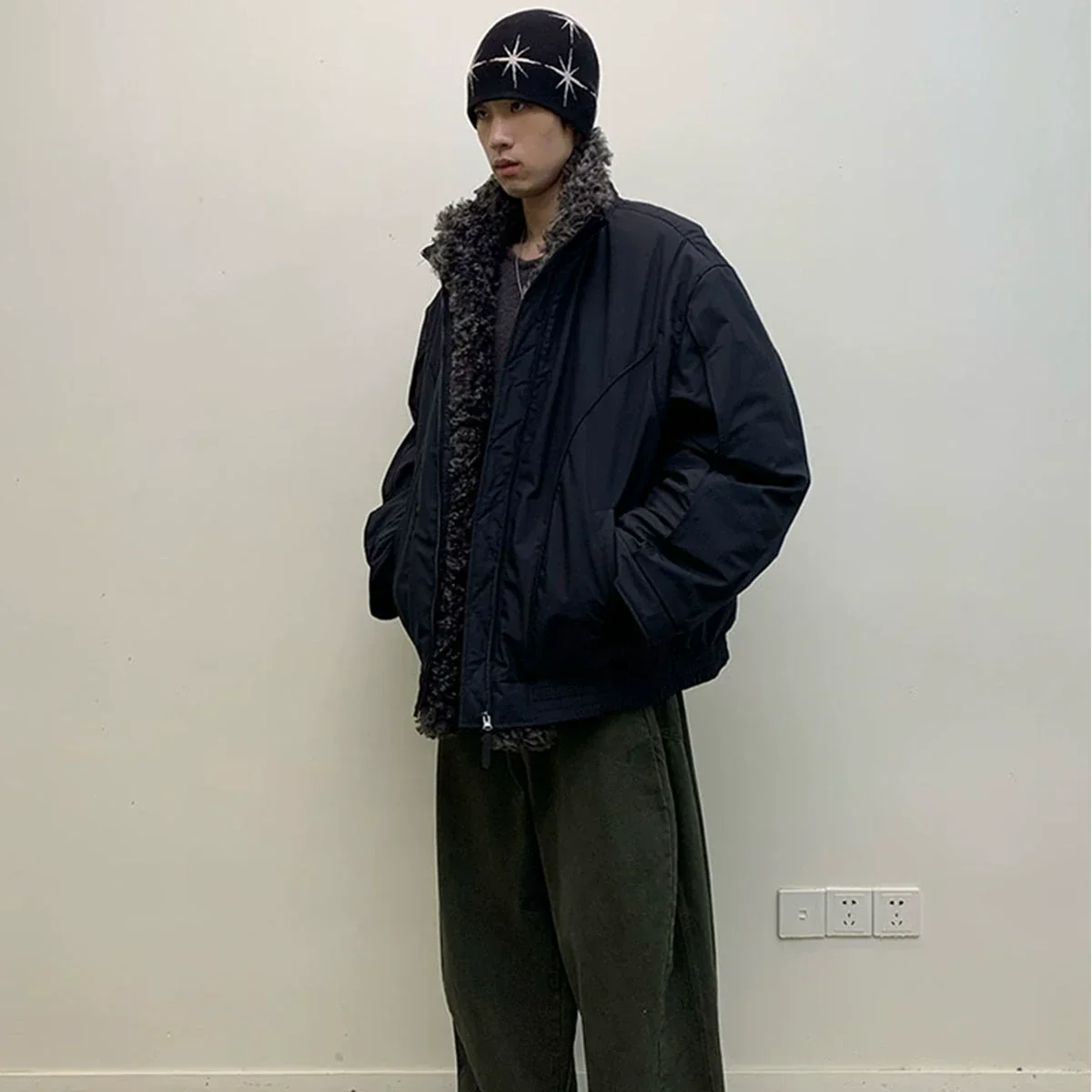 Luxury Detachable Fur Collar Parka - Image 4