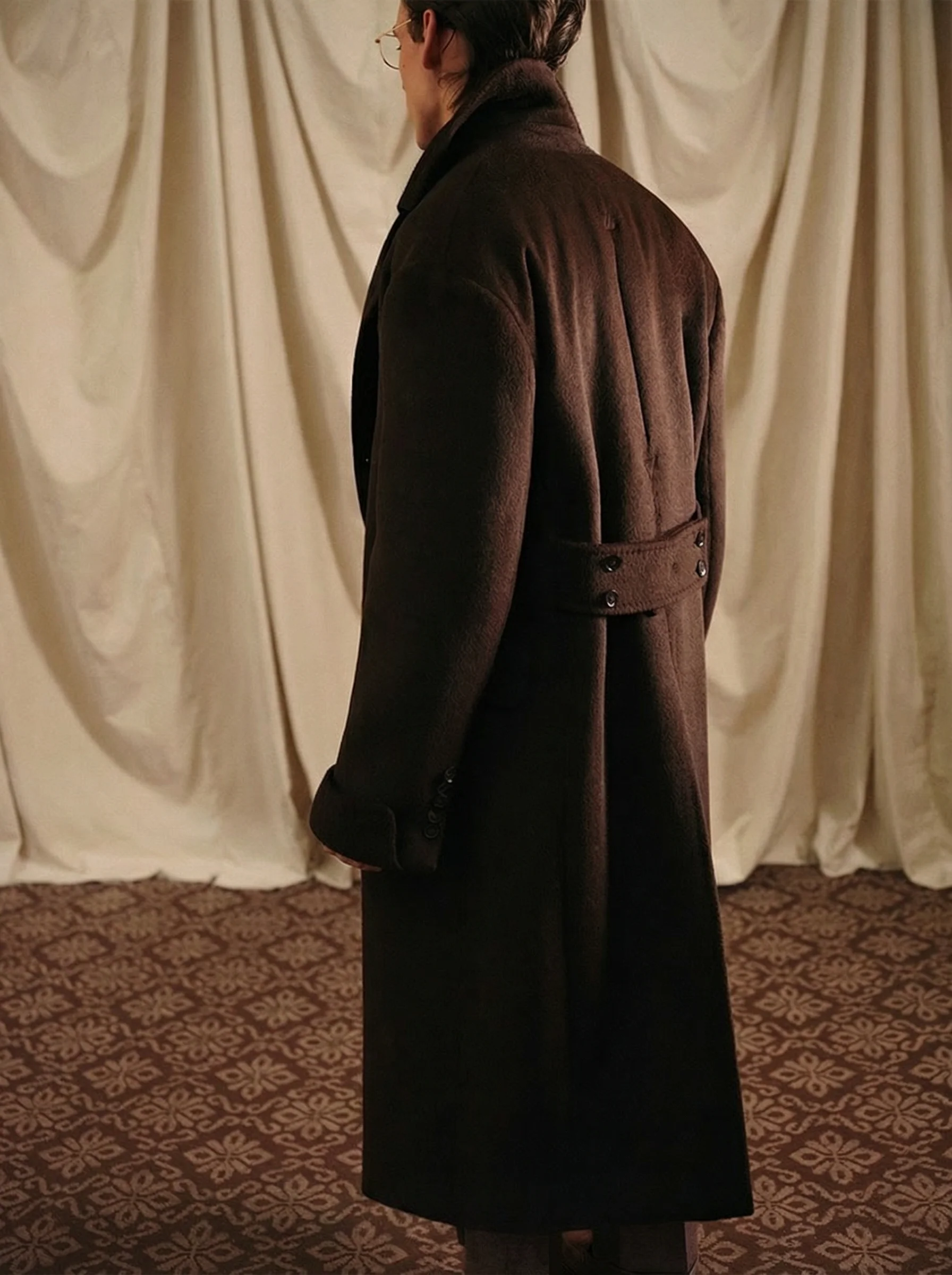 Luxury Long Peacoat - Image 5