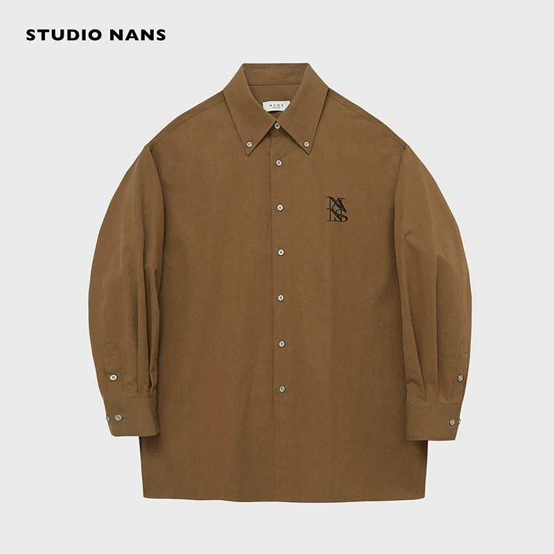 Lyocell-Cotton Oversized Button-Up Shirt - Image 7