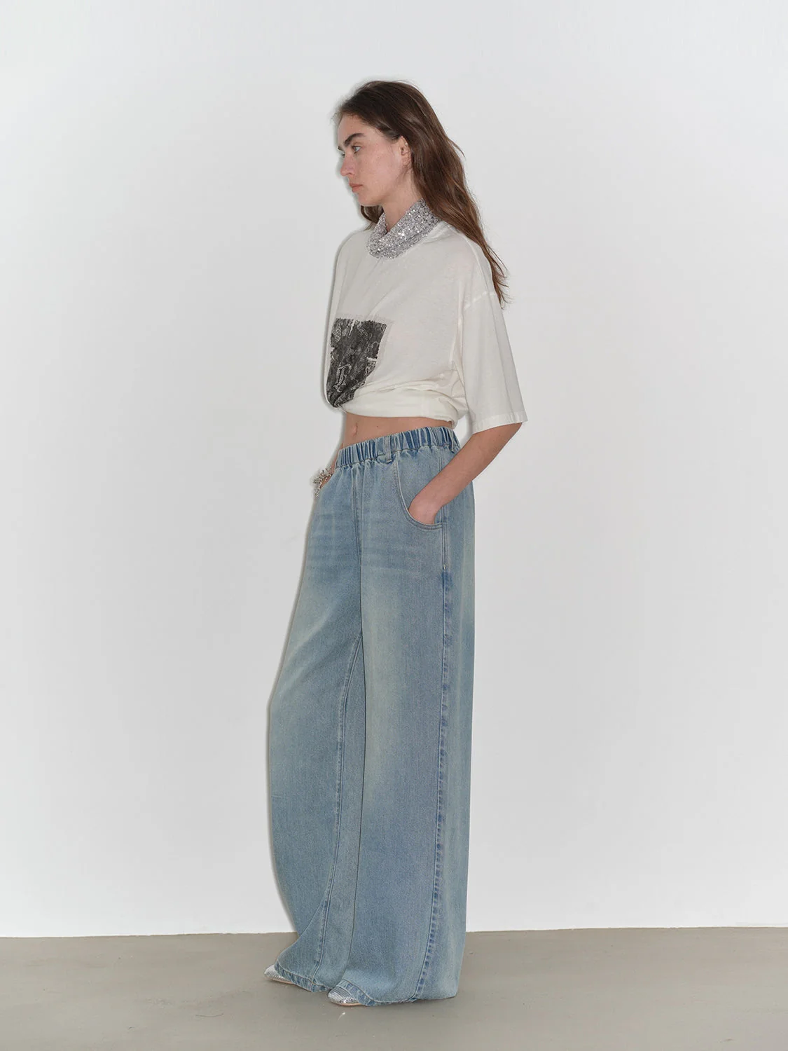 Lyocell Denim Pants - Image 3