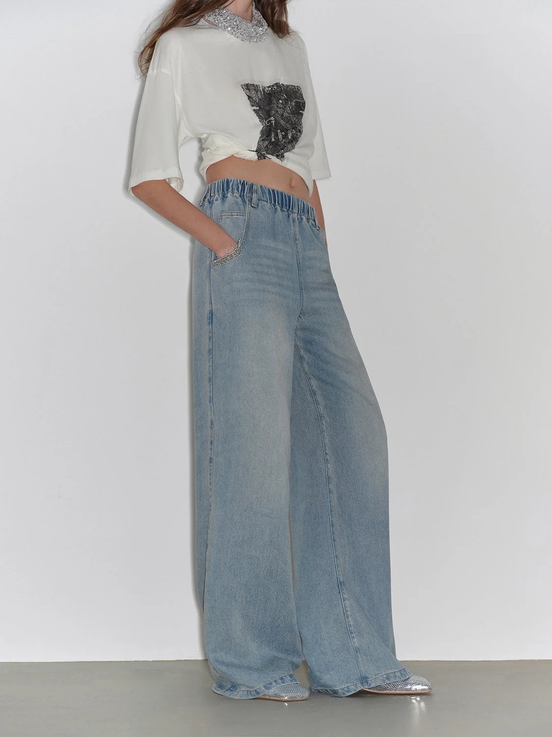 Lyocell Denim Pants - Image 4