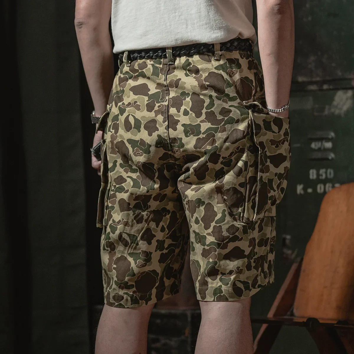 M43 HBT Duck-Hunter Cargo Shorts - Image 2