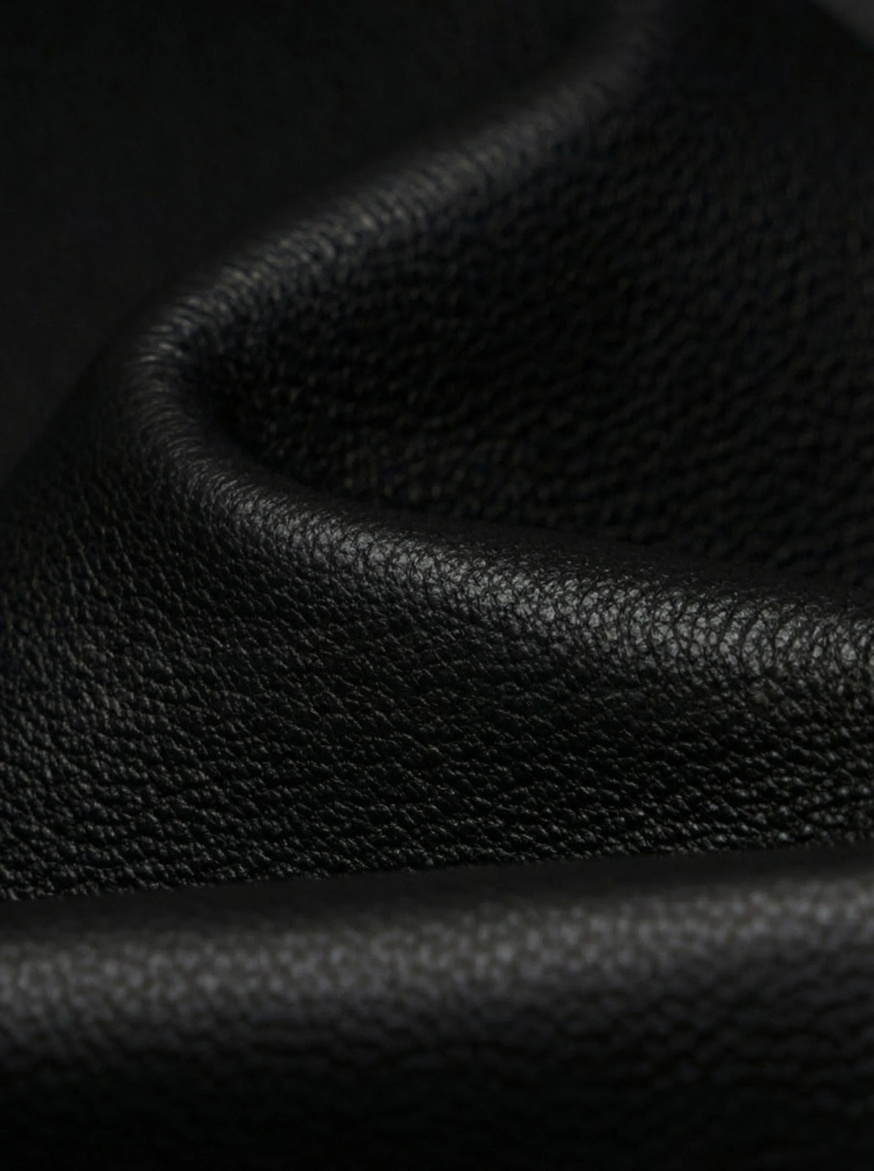 Mandarin Collar Leather Jacket - Image 5