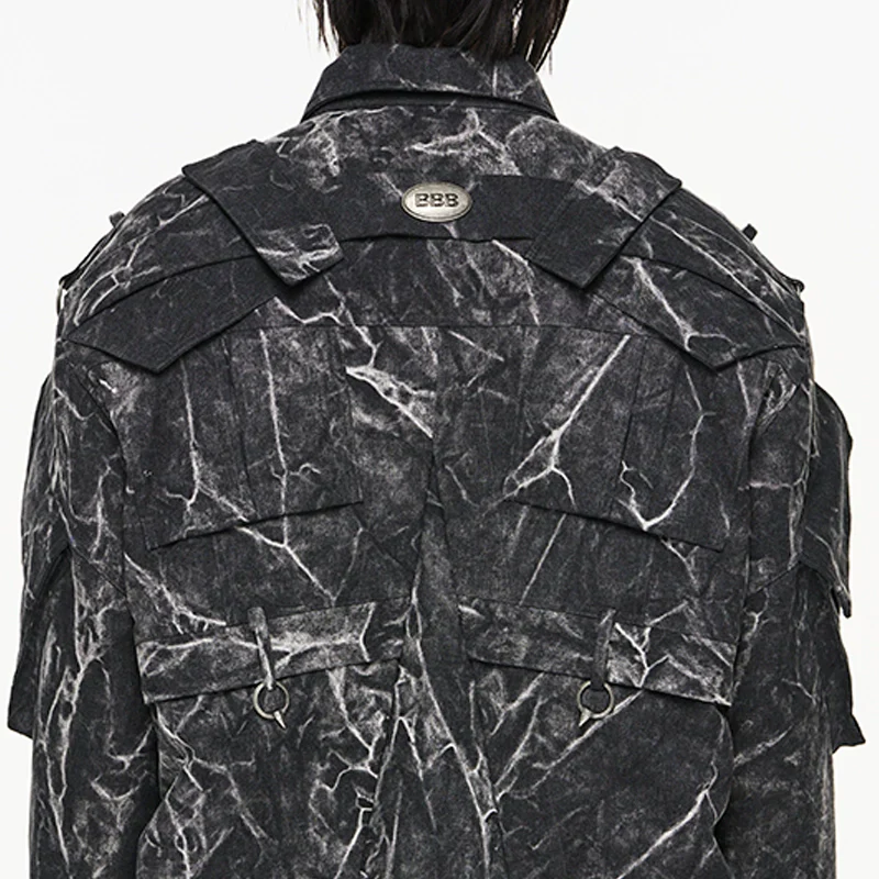Marble Pattern Jacket