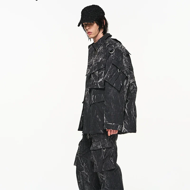 Marble Pattern Jacket - Image 2