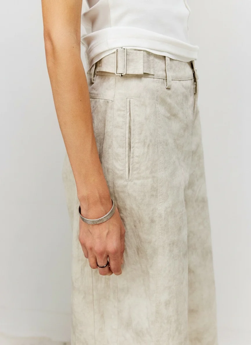 Marbled Cotton-Nylon Culottes - Image 6
