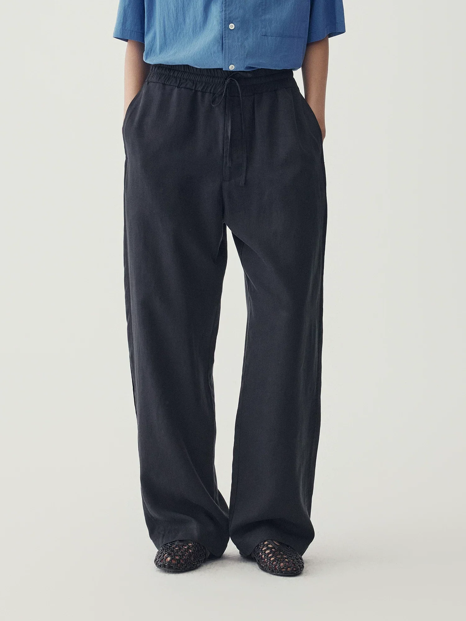 Marco Lyocell Drawstring Pants