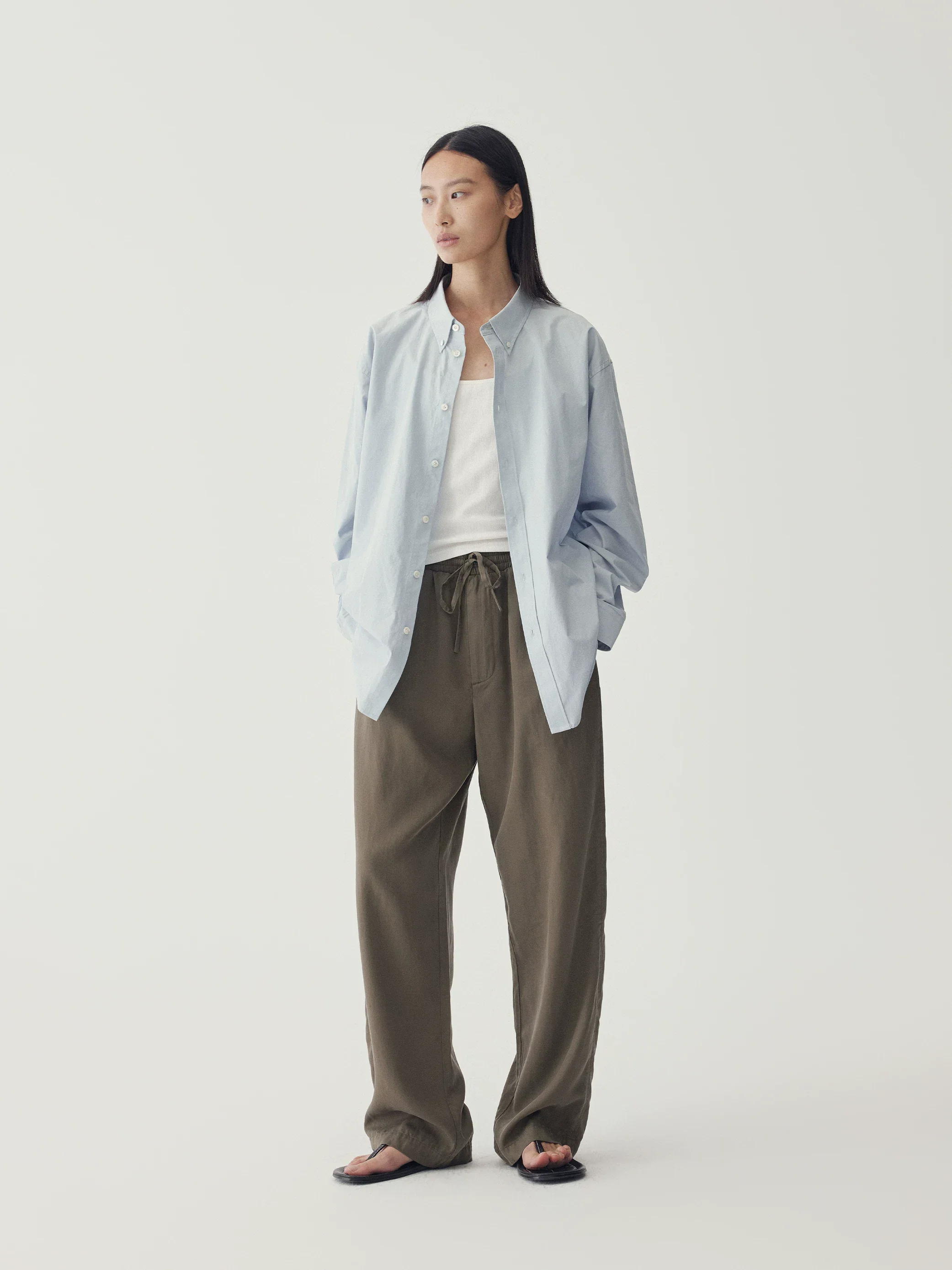 Marco Lyocell Drawstring Pants - Image 3