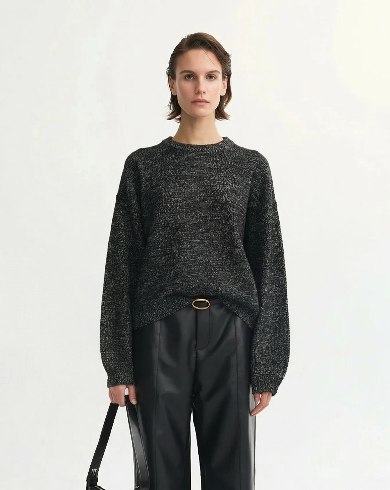 Marl Crewneck Sweater