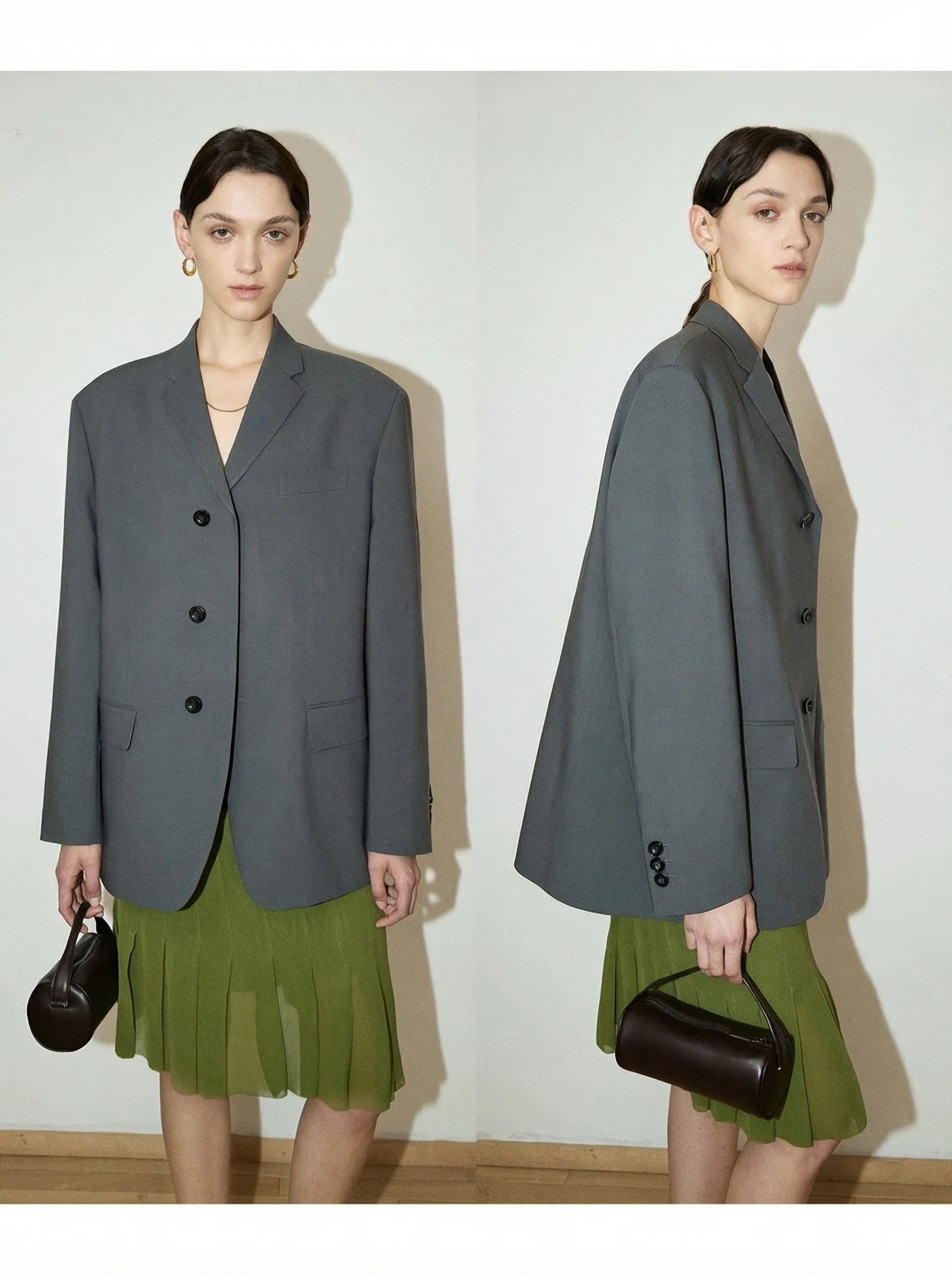 Marzotto Wool Boxy Blazer - Image 7