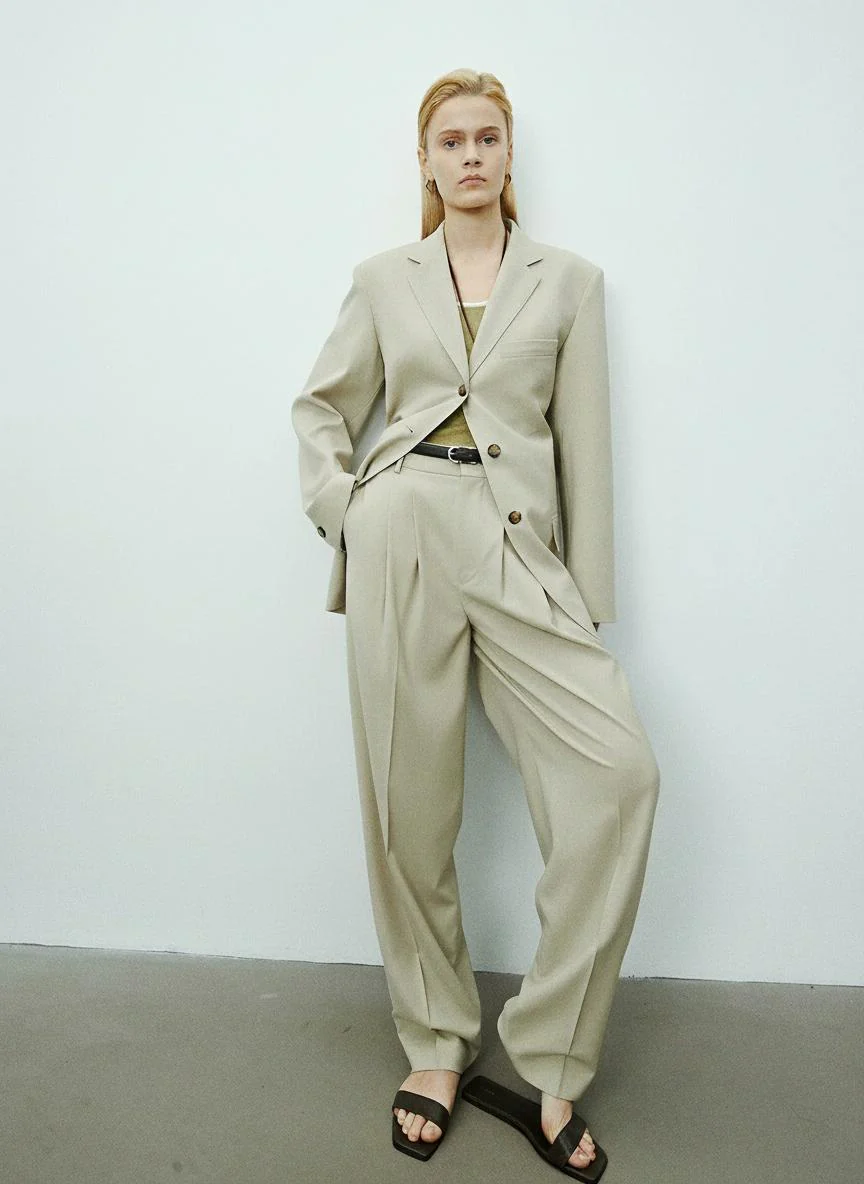 Marzotto Wool Pleated Trousers