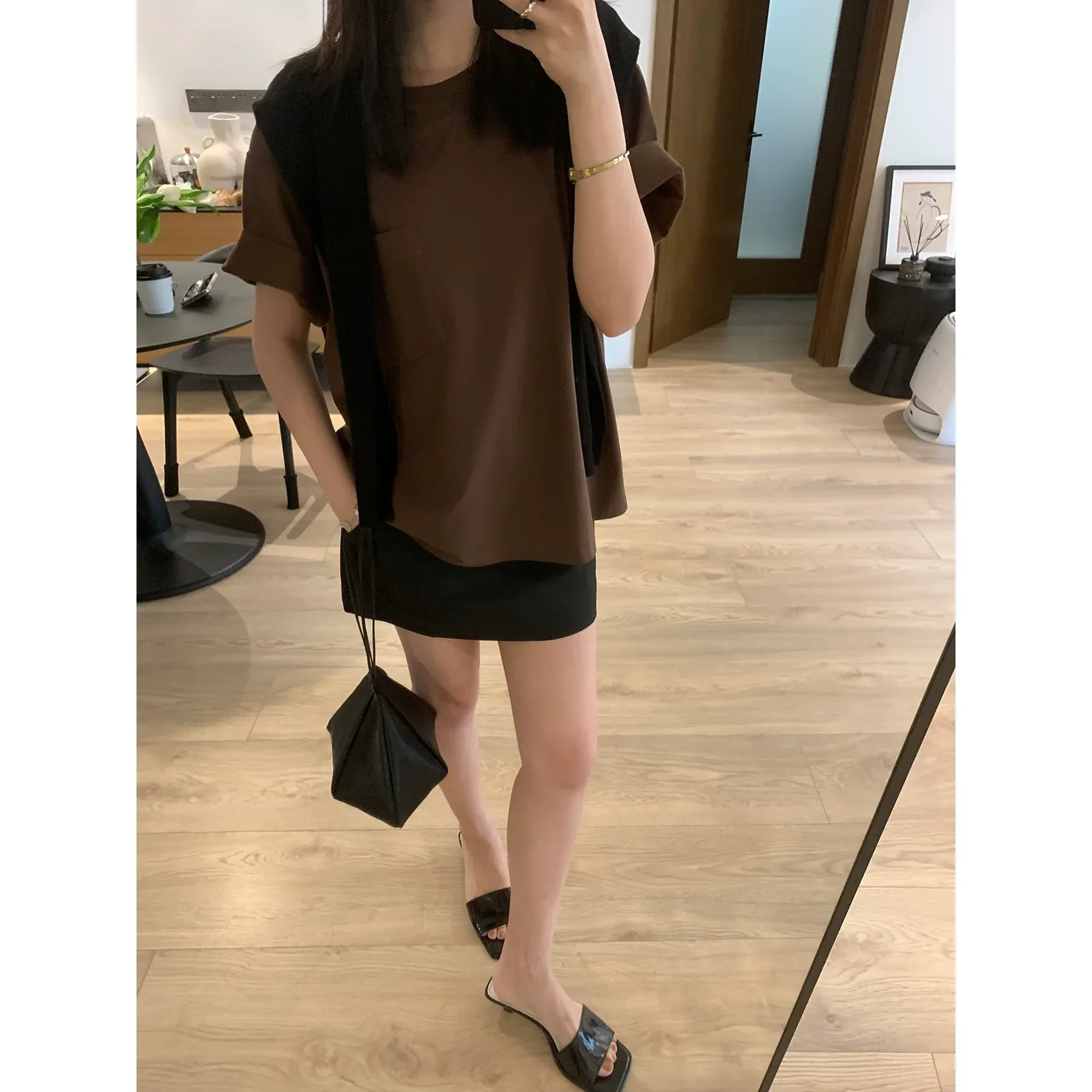Matte Black Skirt - Image 4