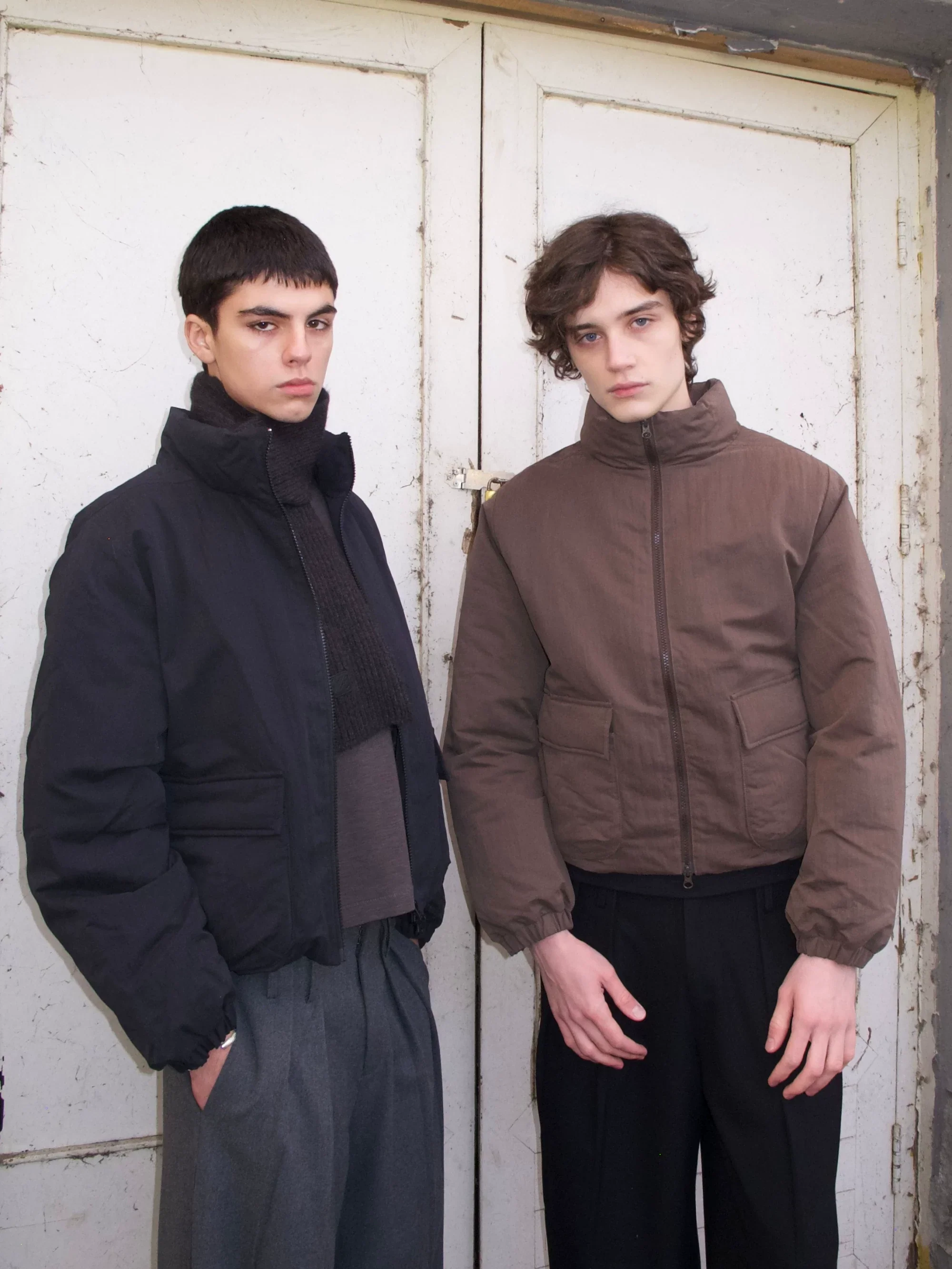 Matte Stand-Collar Down Bomber