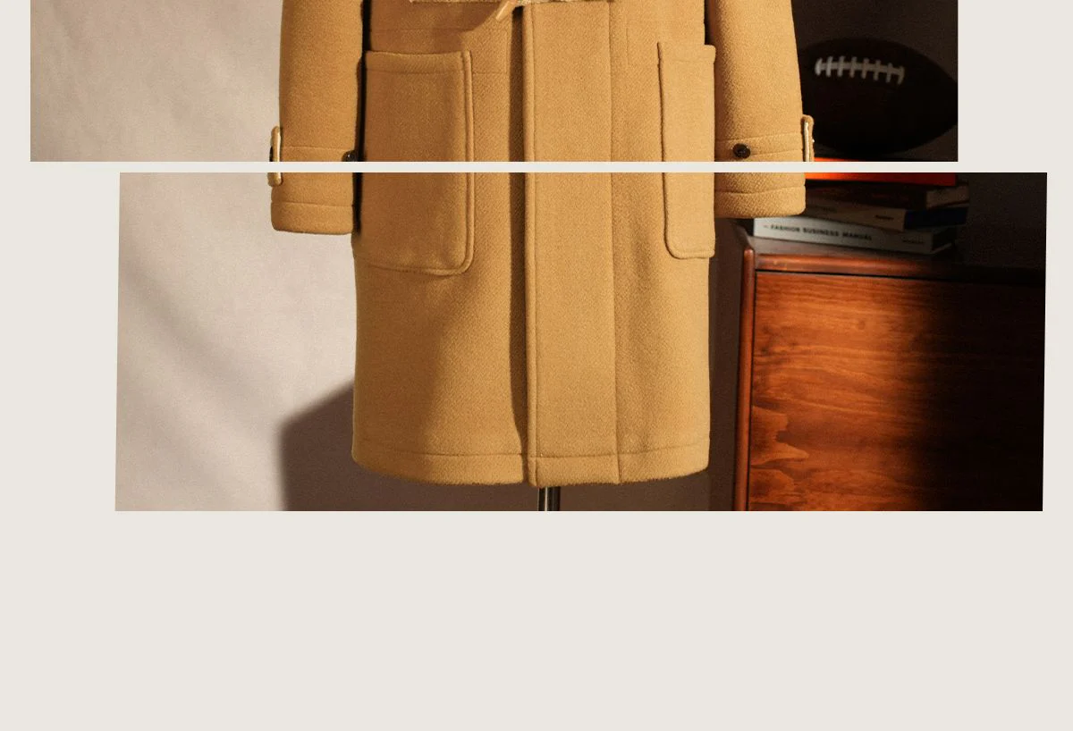 Melton Duffel Coat - Image 7