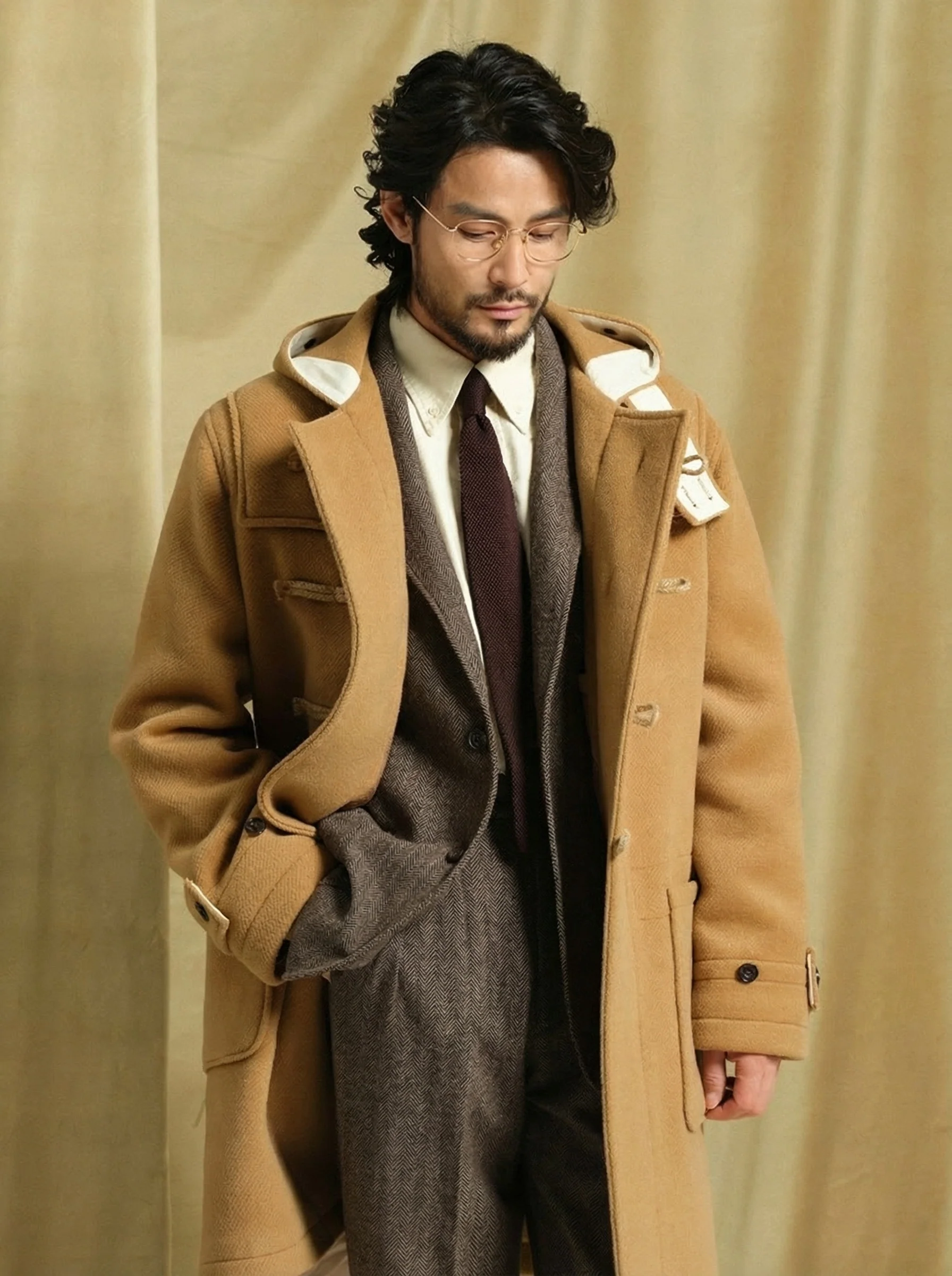 Melton Wool Duffle Coat - Image 5