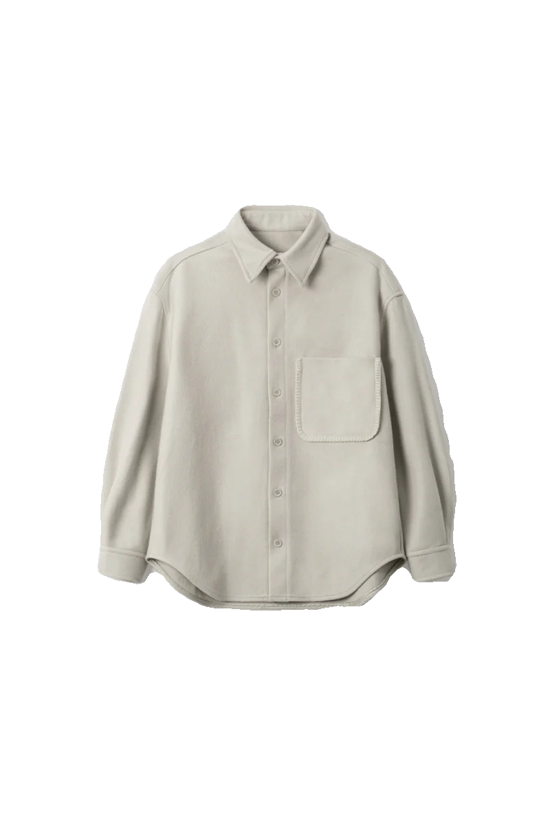Melvin Wool-Blend Overshirt - Image 4