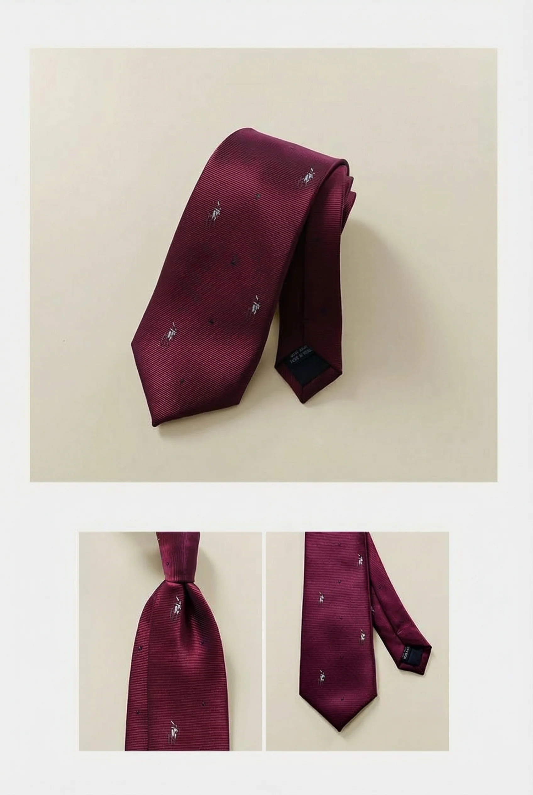 Men's Classic Patterned Tie - Image 5