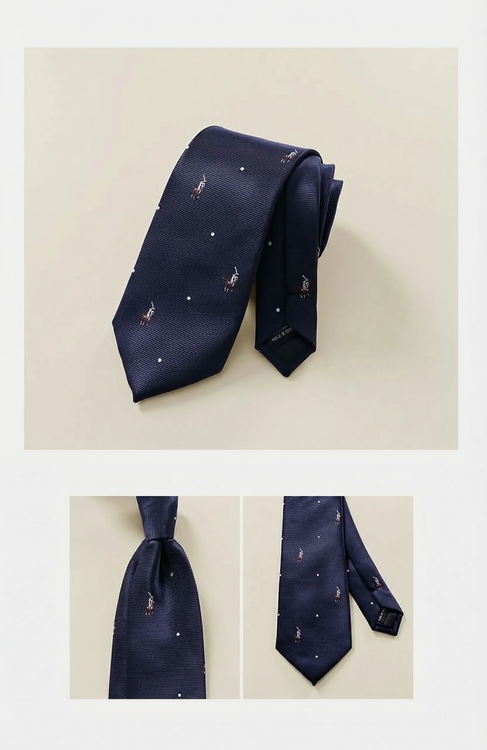 Men's Classic Patterned Tie - Image 7