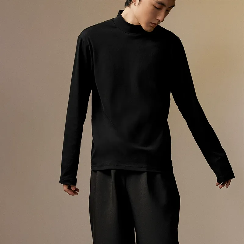 Men's High-Neck Long-Sleeve Shirt - Image 9