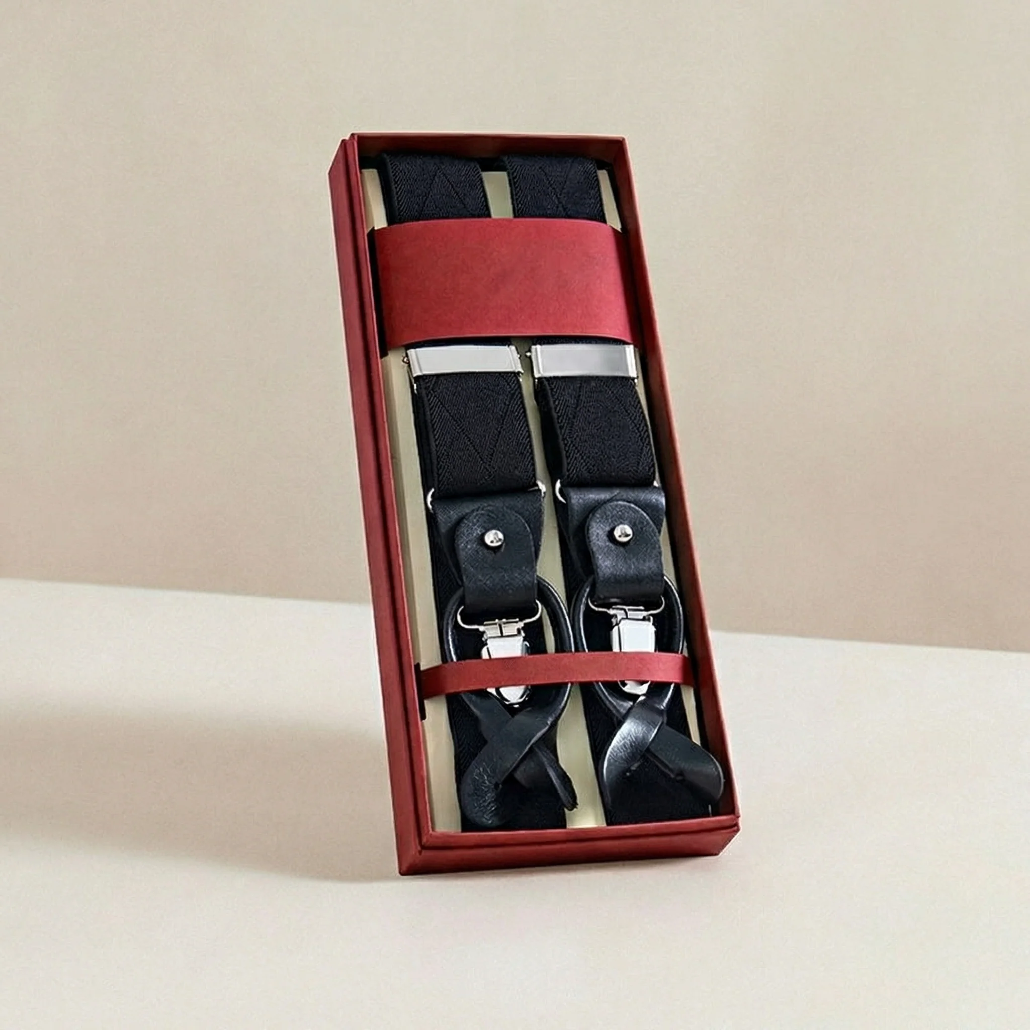 Men's Luxury Leather Suspenders - Image 18