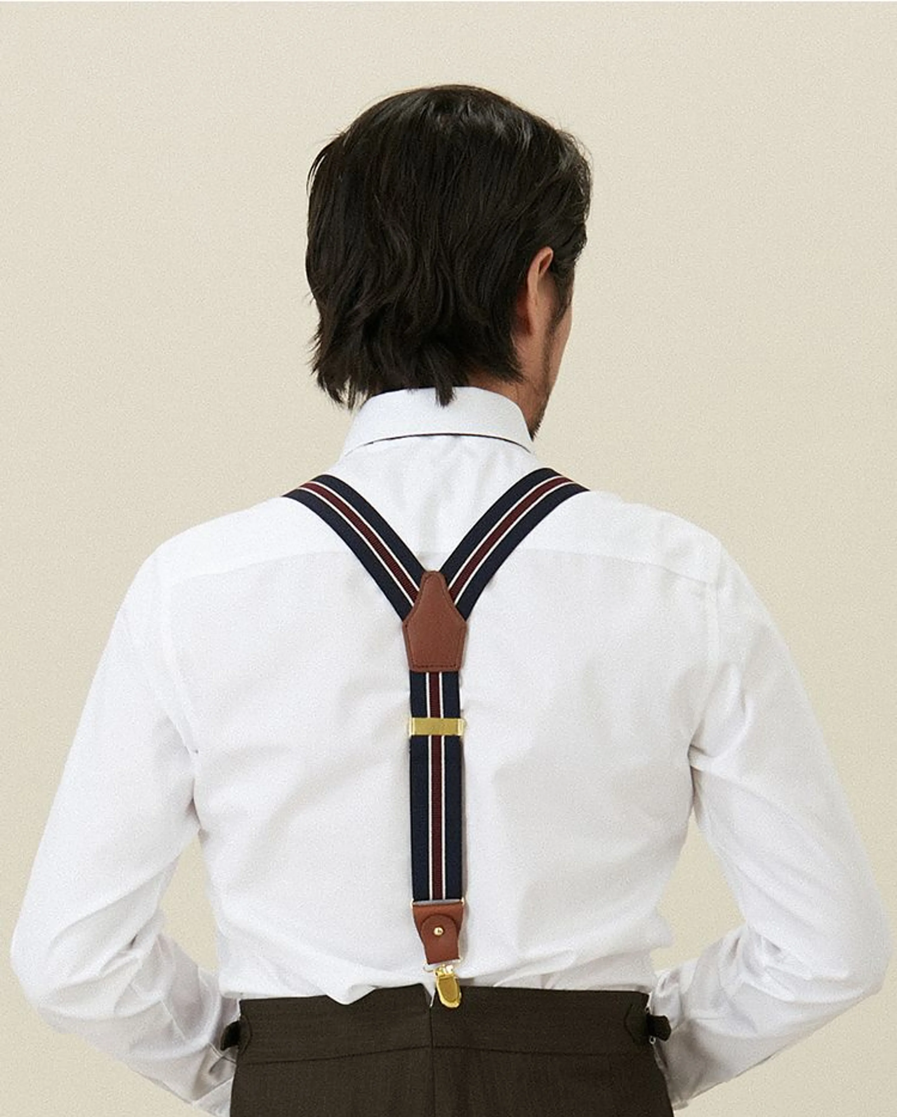 Men's Luxury Leather Suspenders - Image 3