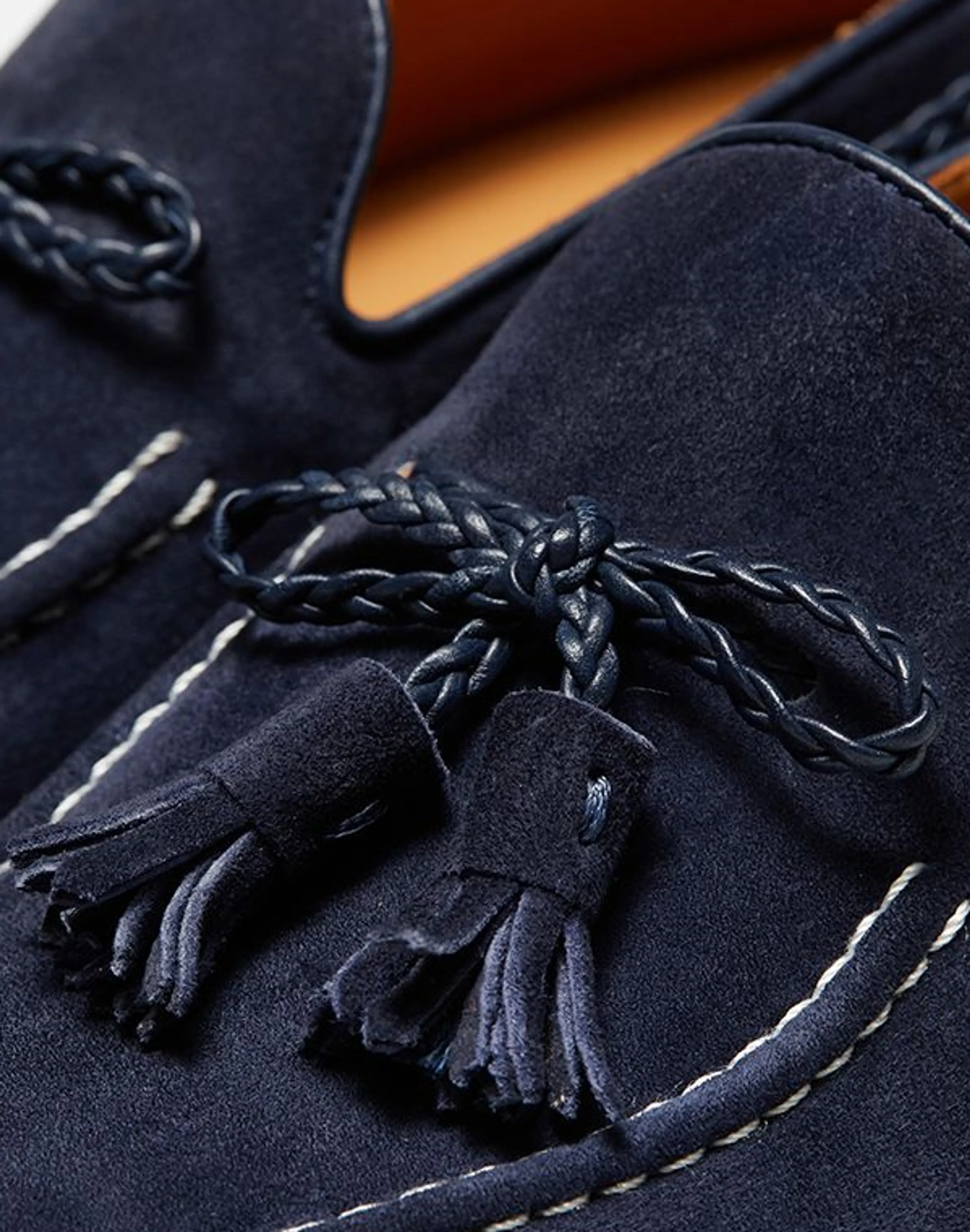 Men's Suede Tassel Loafers - Image 2