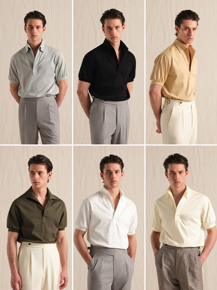 Mercerized Cotton Polo Shirt