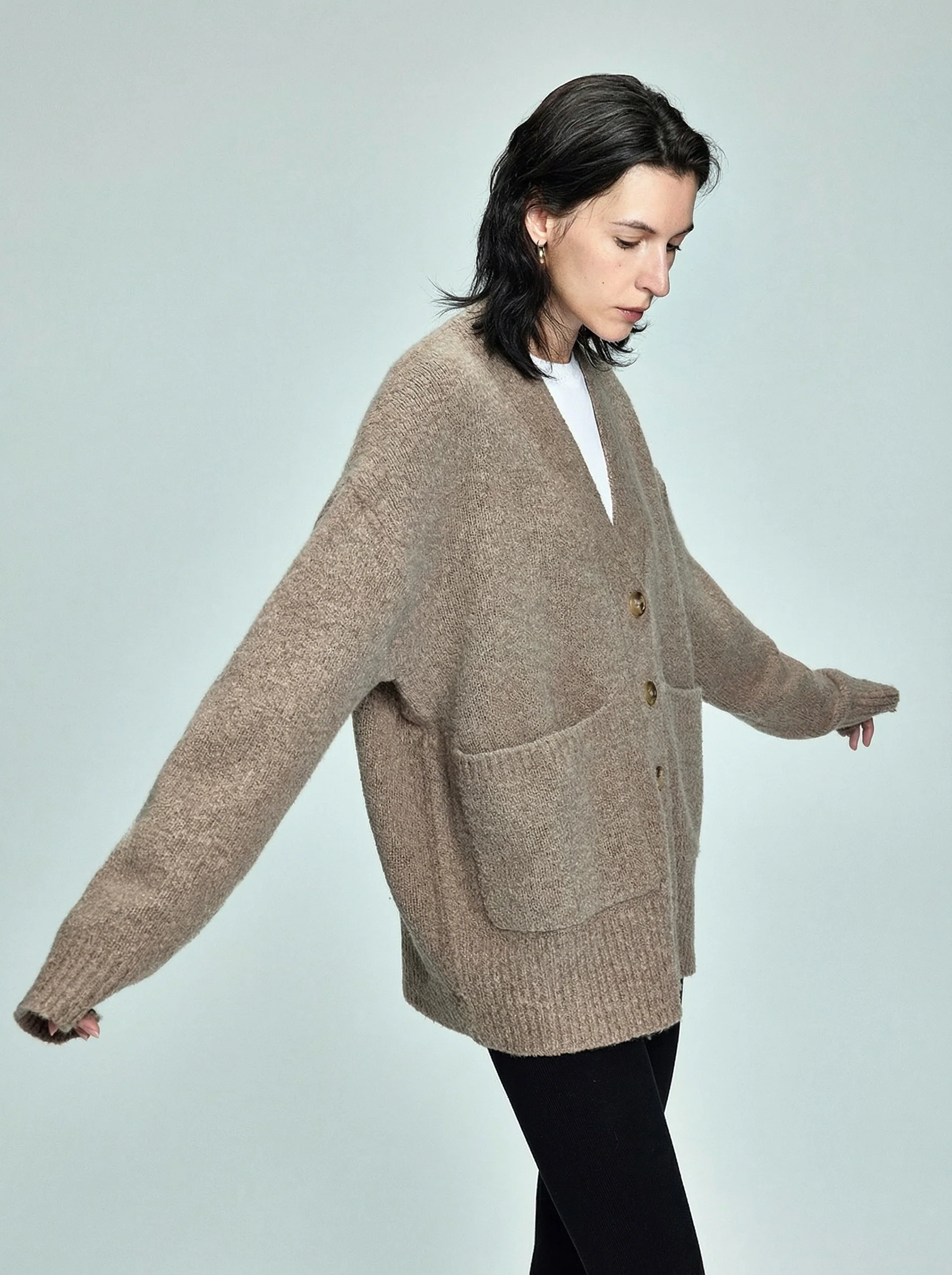 Merino Blend Cardigan - Image 3