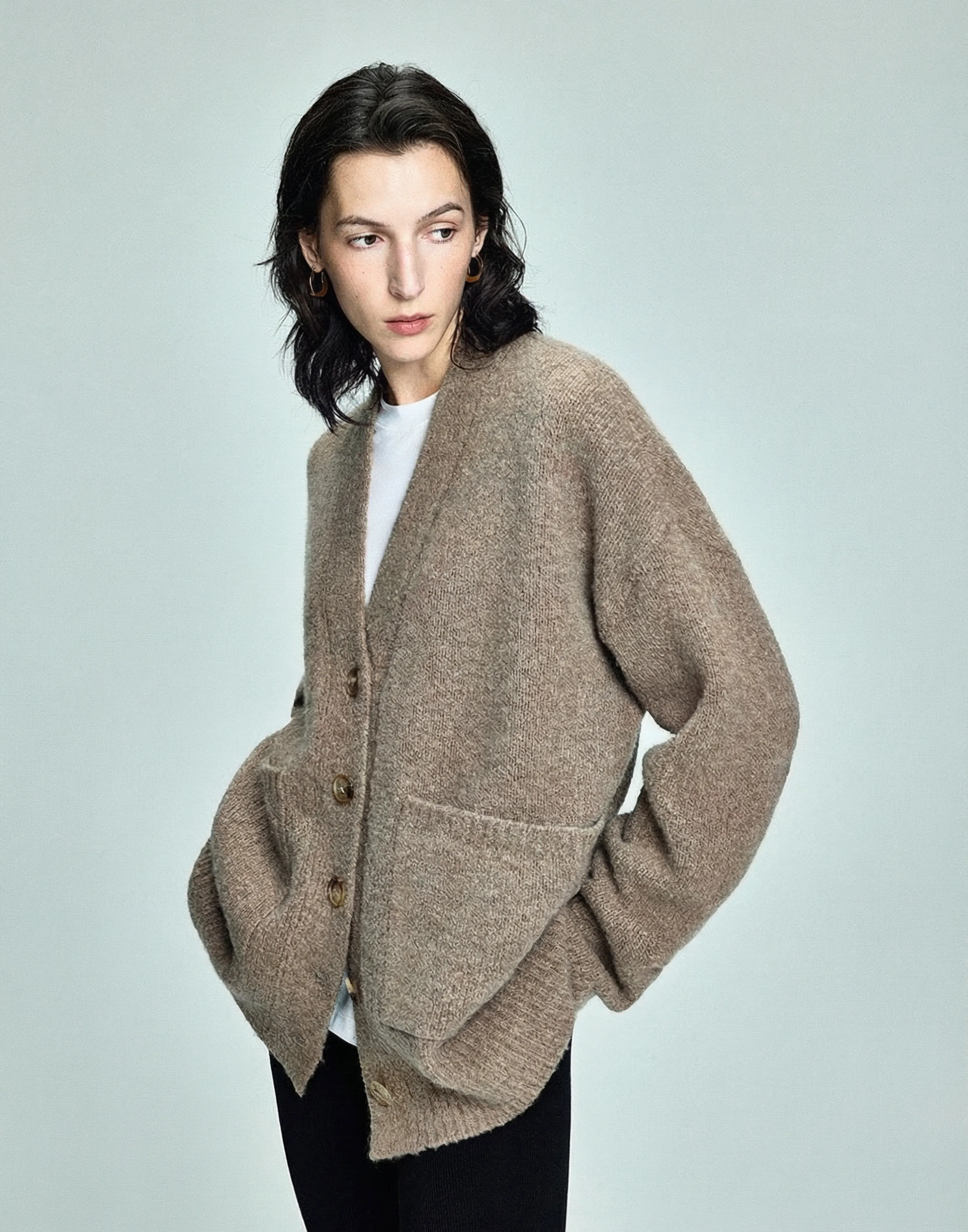 Merino Blend Cardigan - Image 4