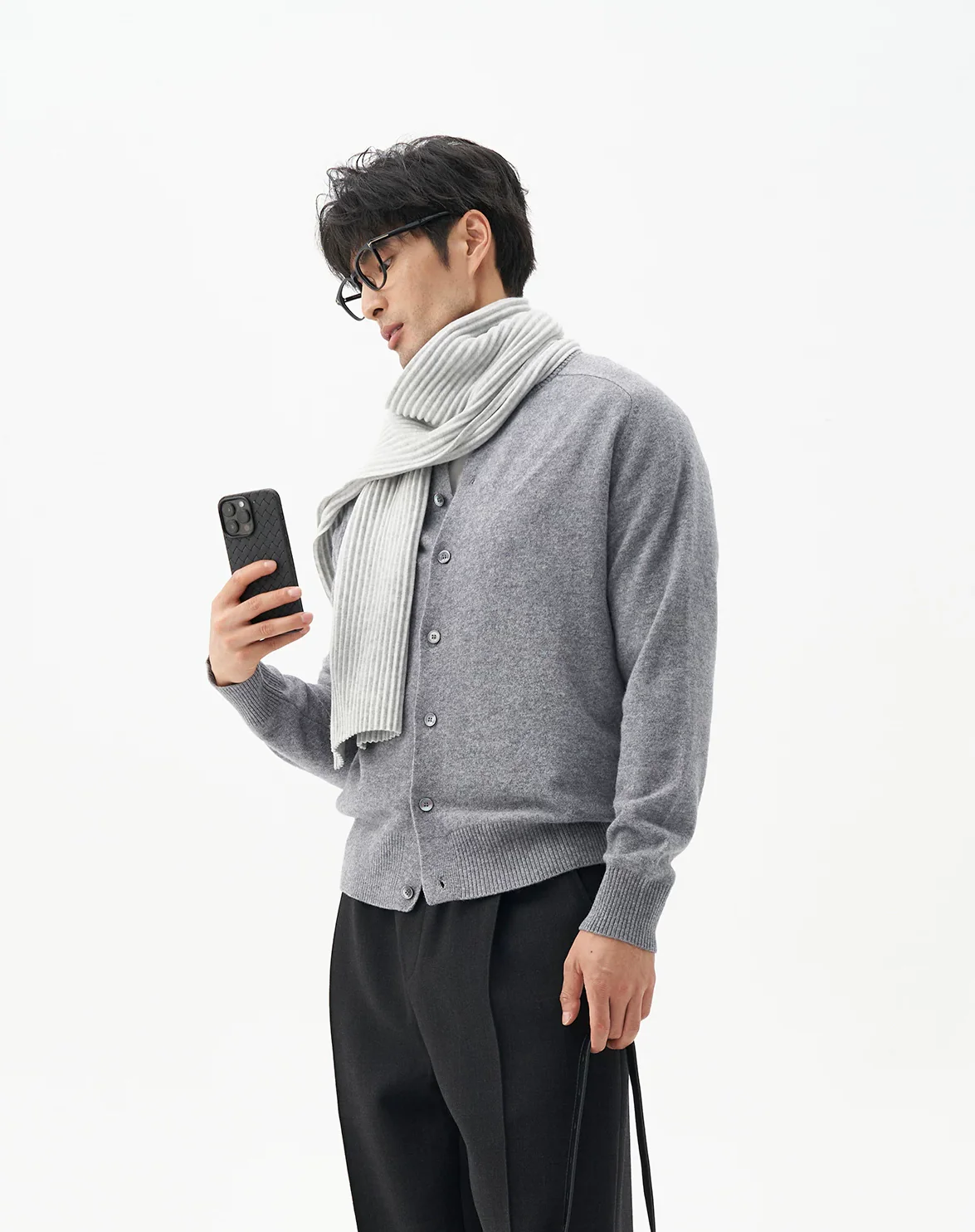 Merino Button Cardigan - Image 4