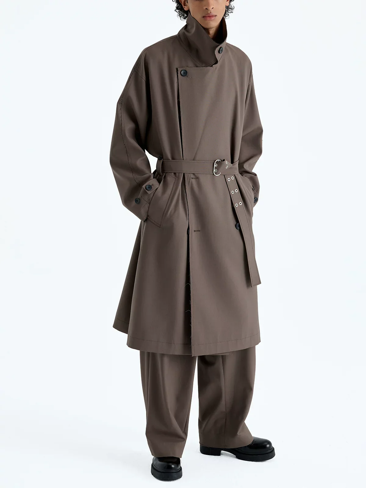 Merino Double-Breasted Trench