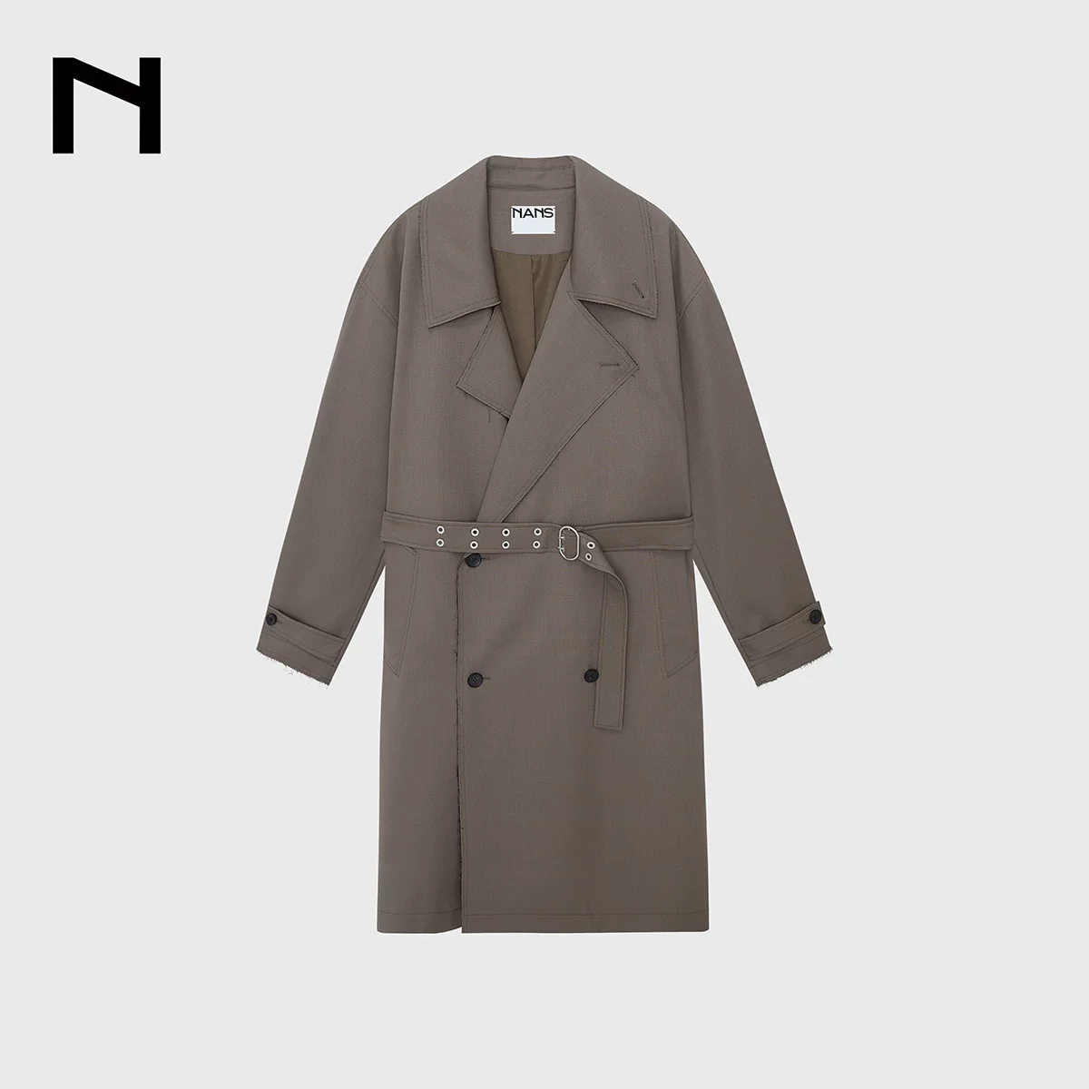 Merino Double-Breasted Trench - Image 6