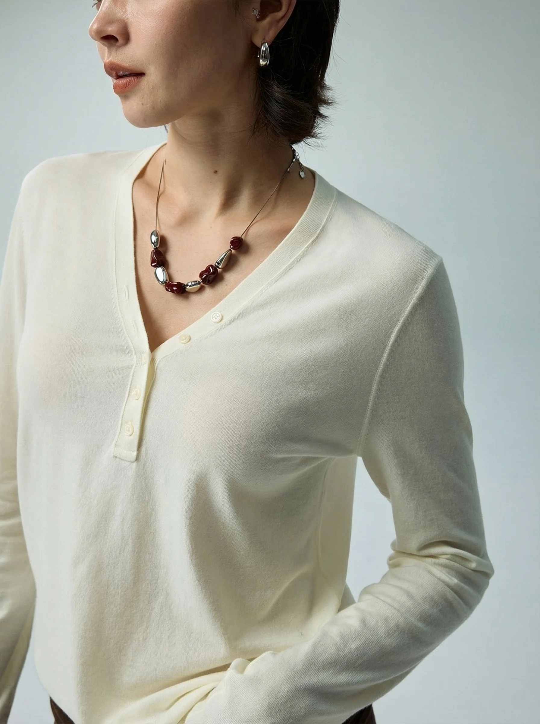 Merino Henley Knit - Image 3