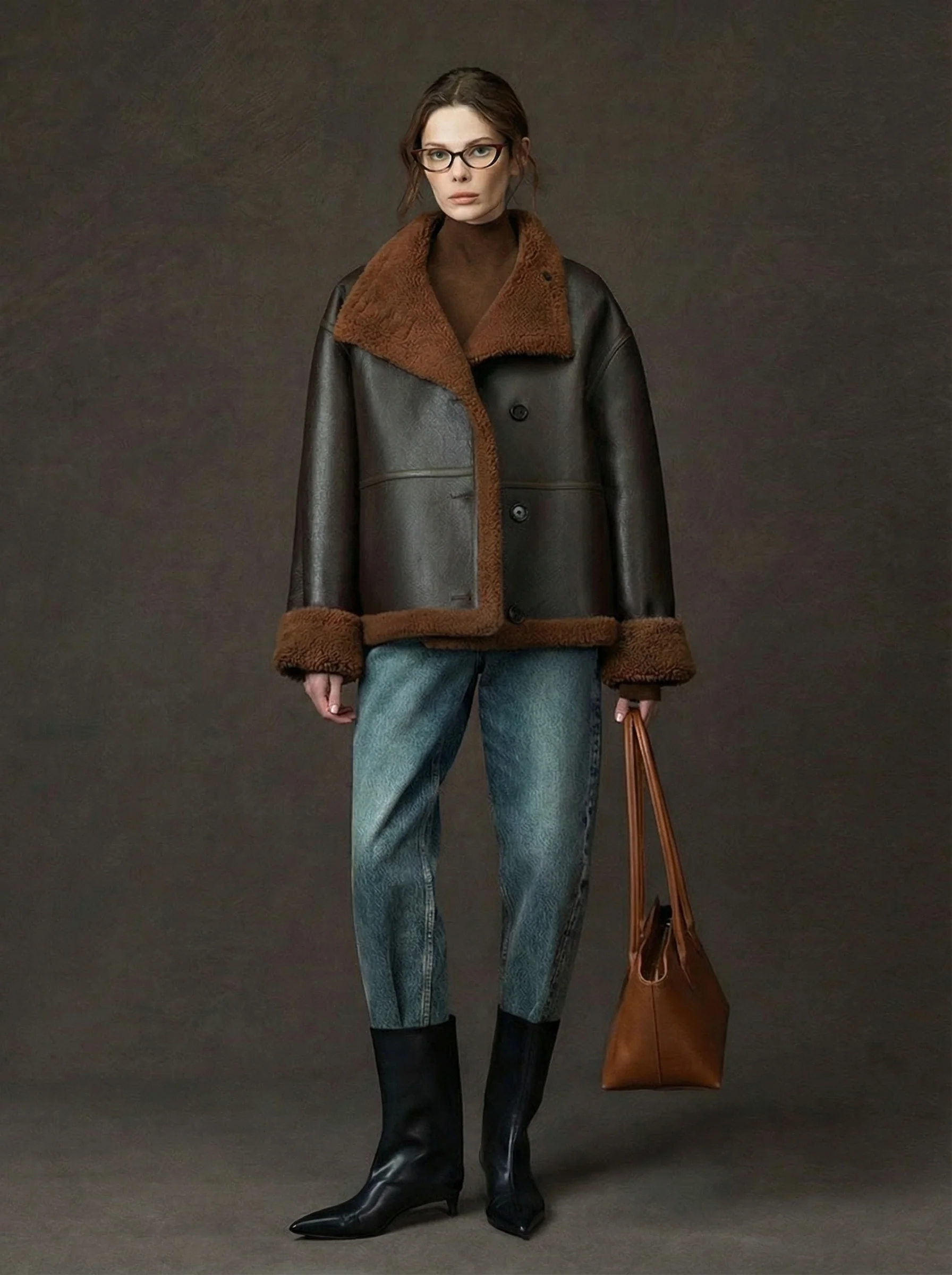 Merino Shearling Reversible Jacket - Image 5