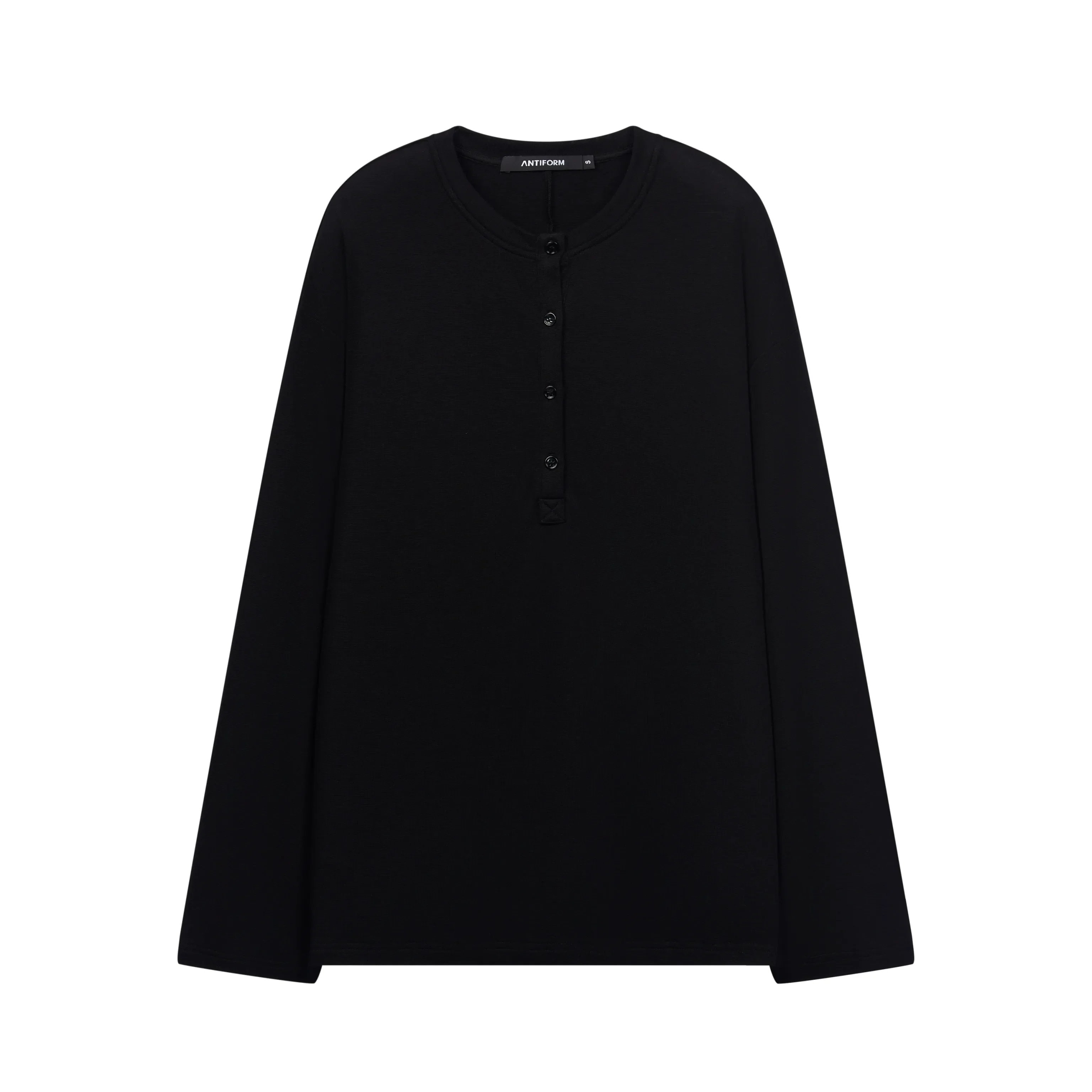 Merino Tencel Wool Henley Shirt - Image 10