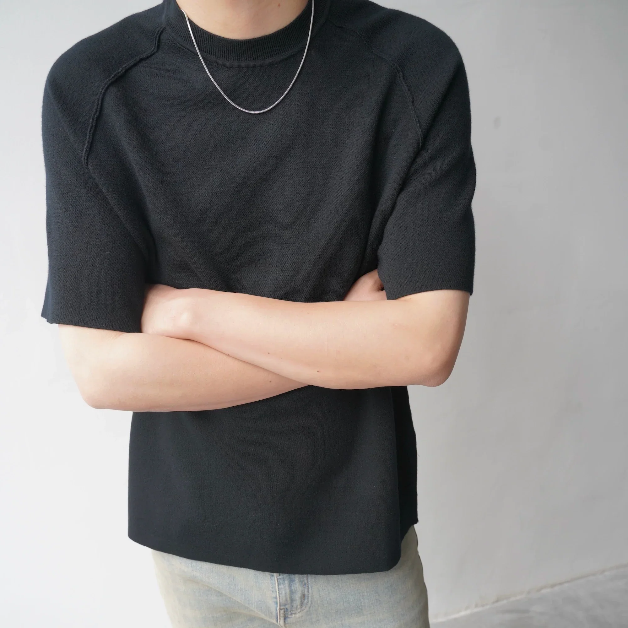 Merino Wool Raglan Sleeve Tee