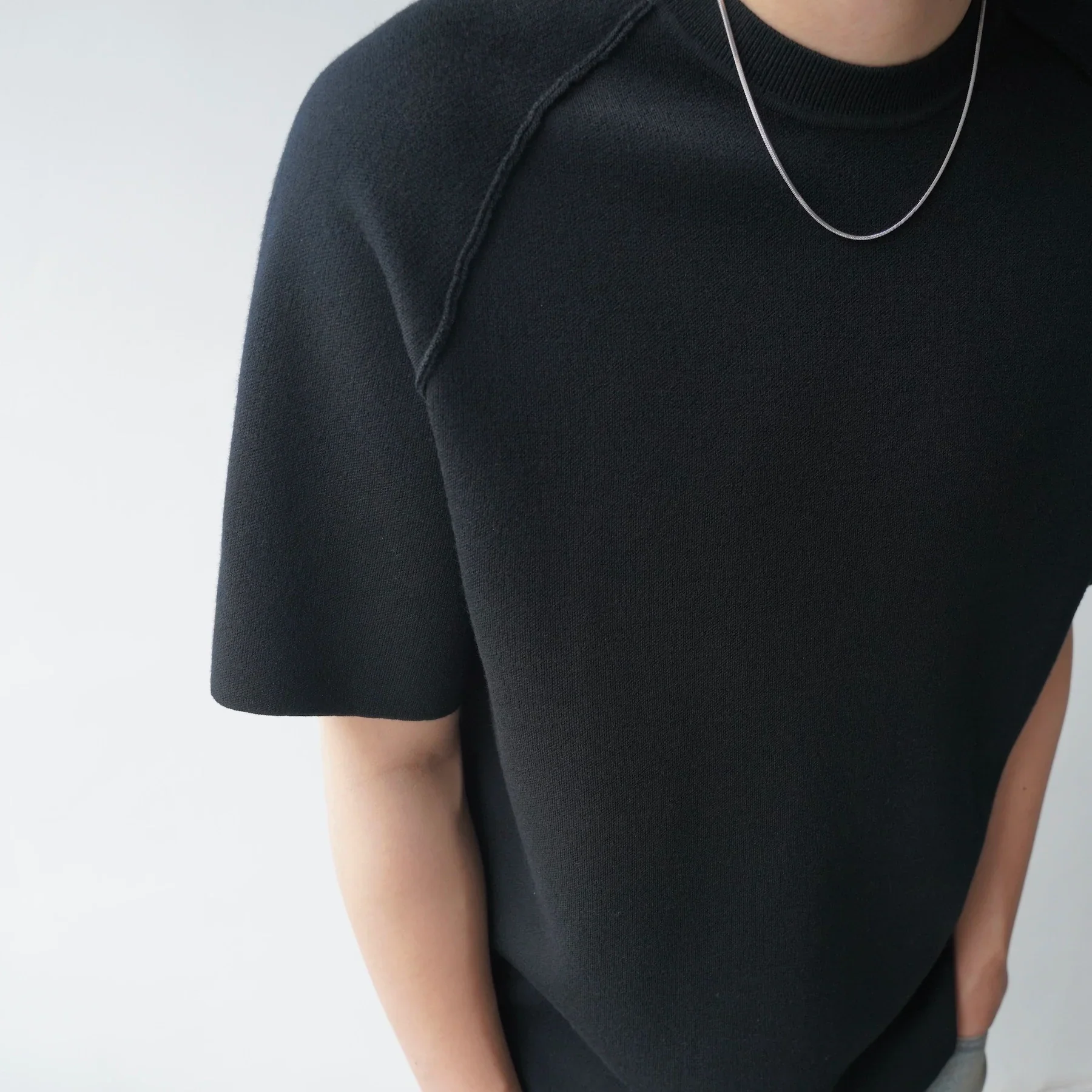 Merino Wool Raglan Sleeve Tee - Image 2