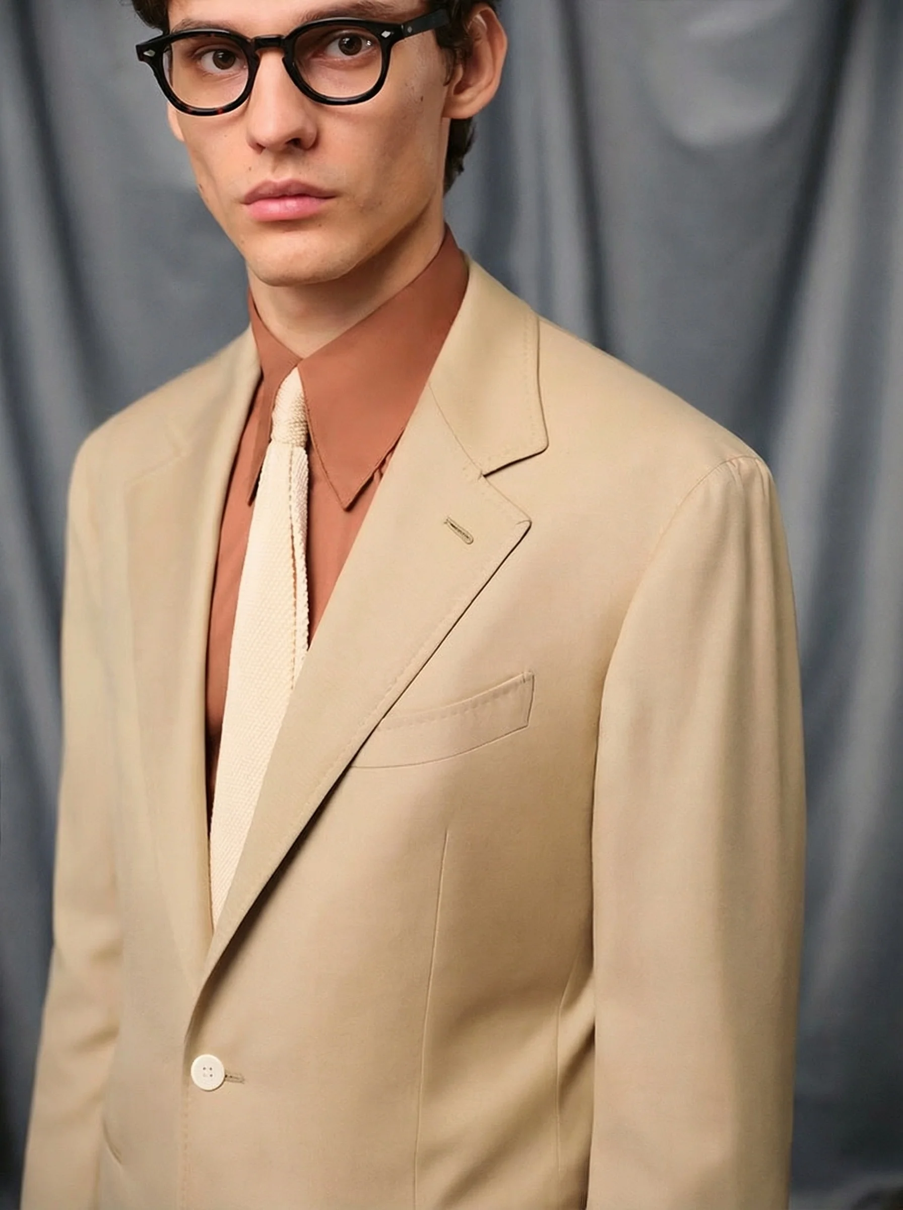 Merino Wool Suit Jacket - Image 6