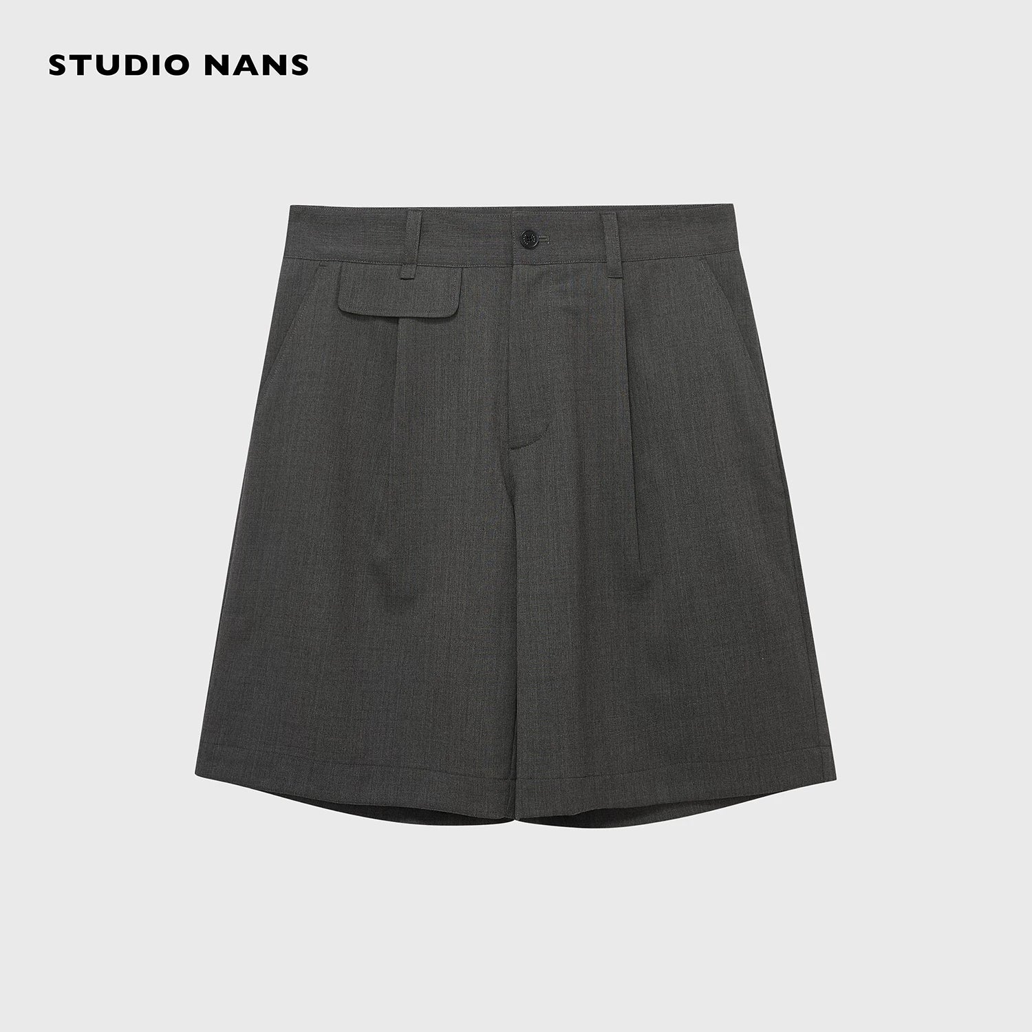 Merino Wool Suit Shorts and Pleated Skirt - Image 6