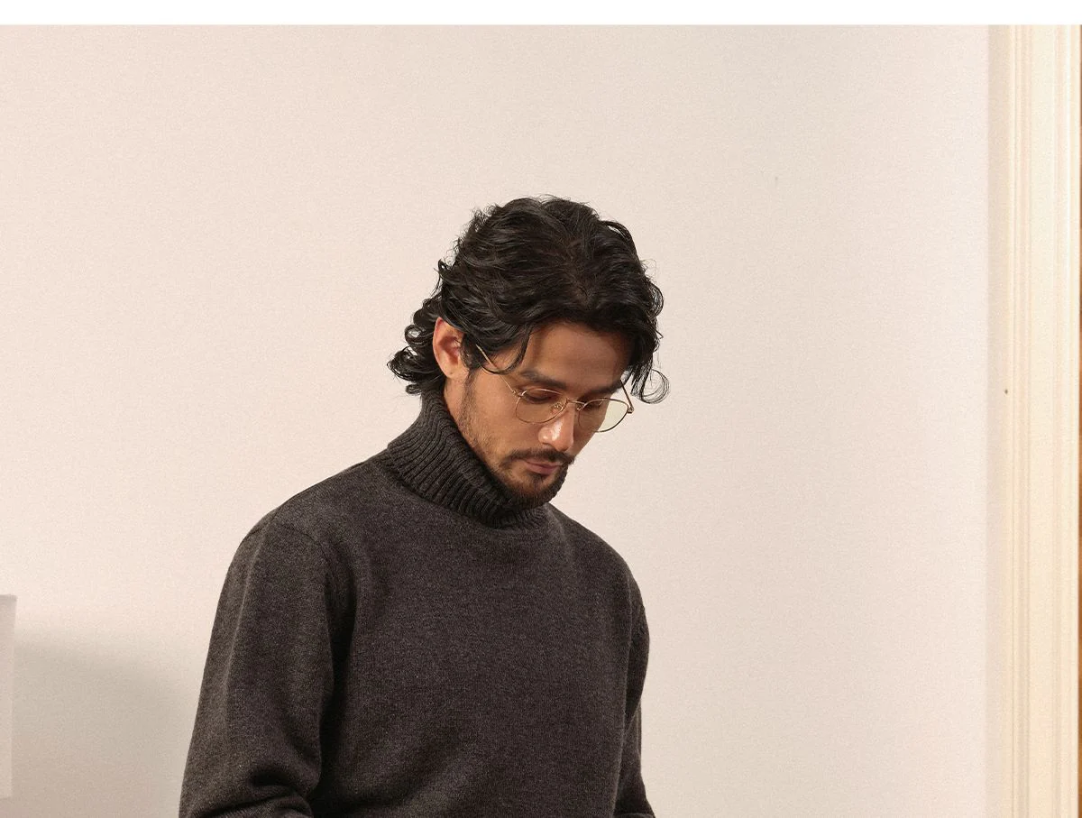 Merino Wool Turtleneck Sweater - Image 5