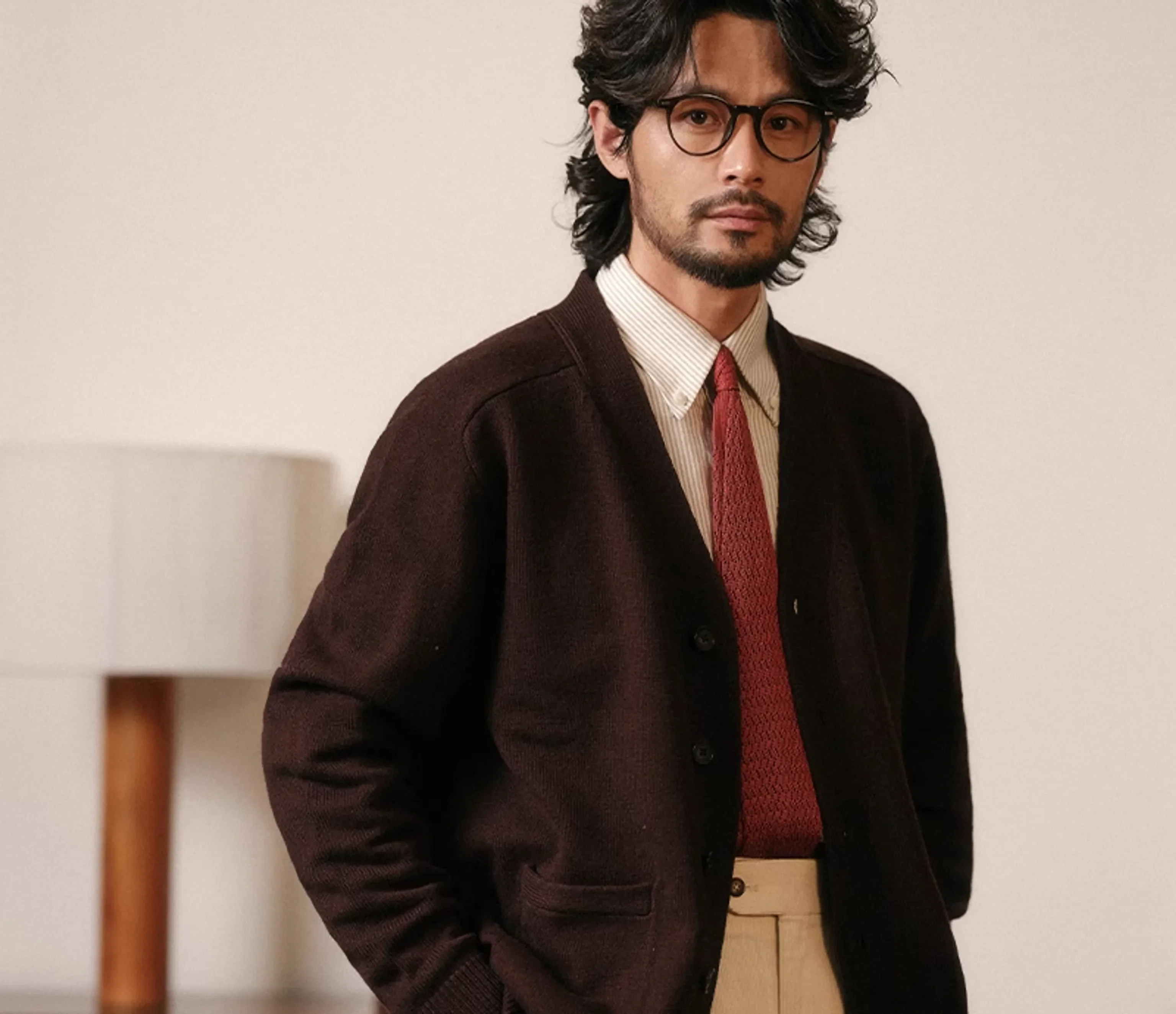 Merino Wool Vintage Cardigan - Image 8