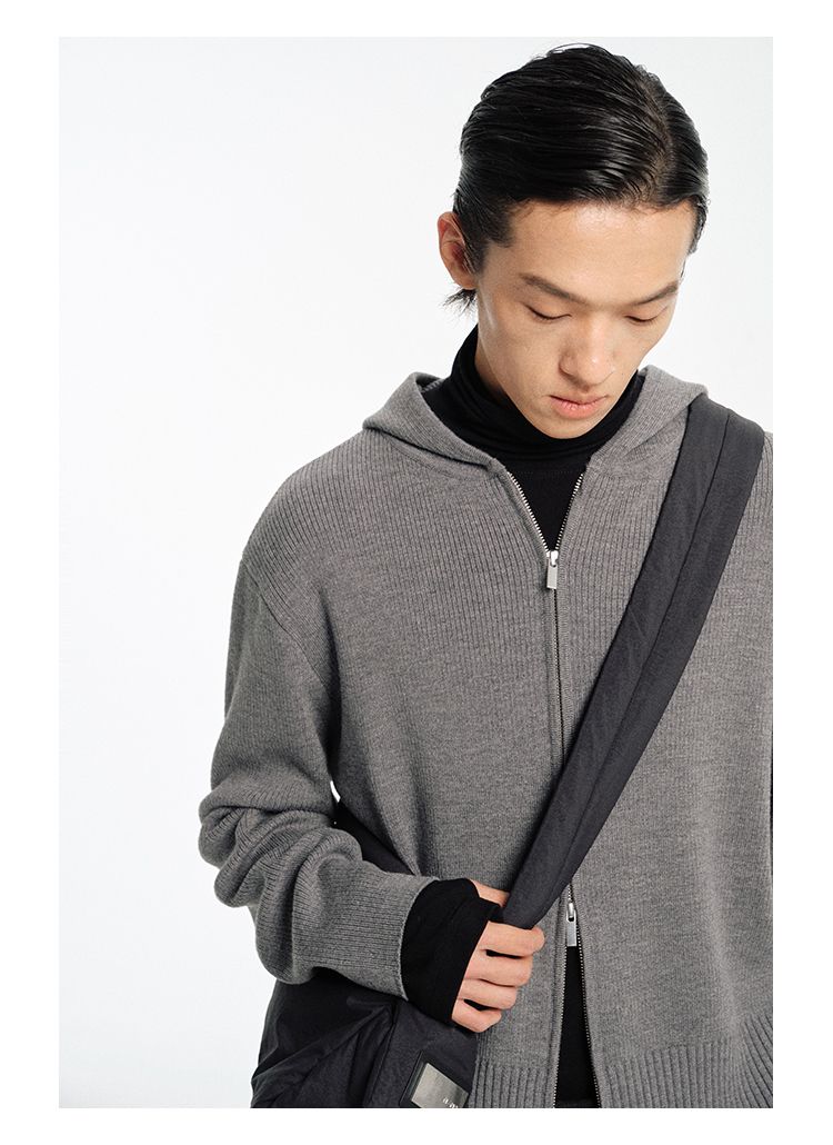 Merino Wool Zip-Up Hoodie - Image 5