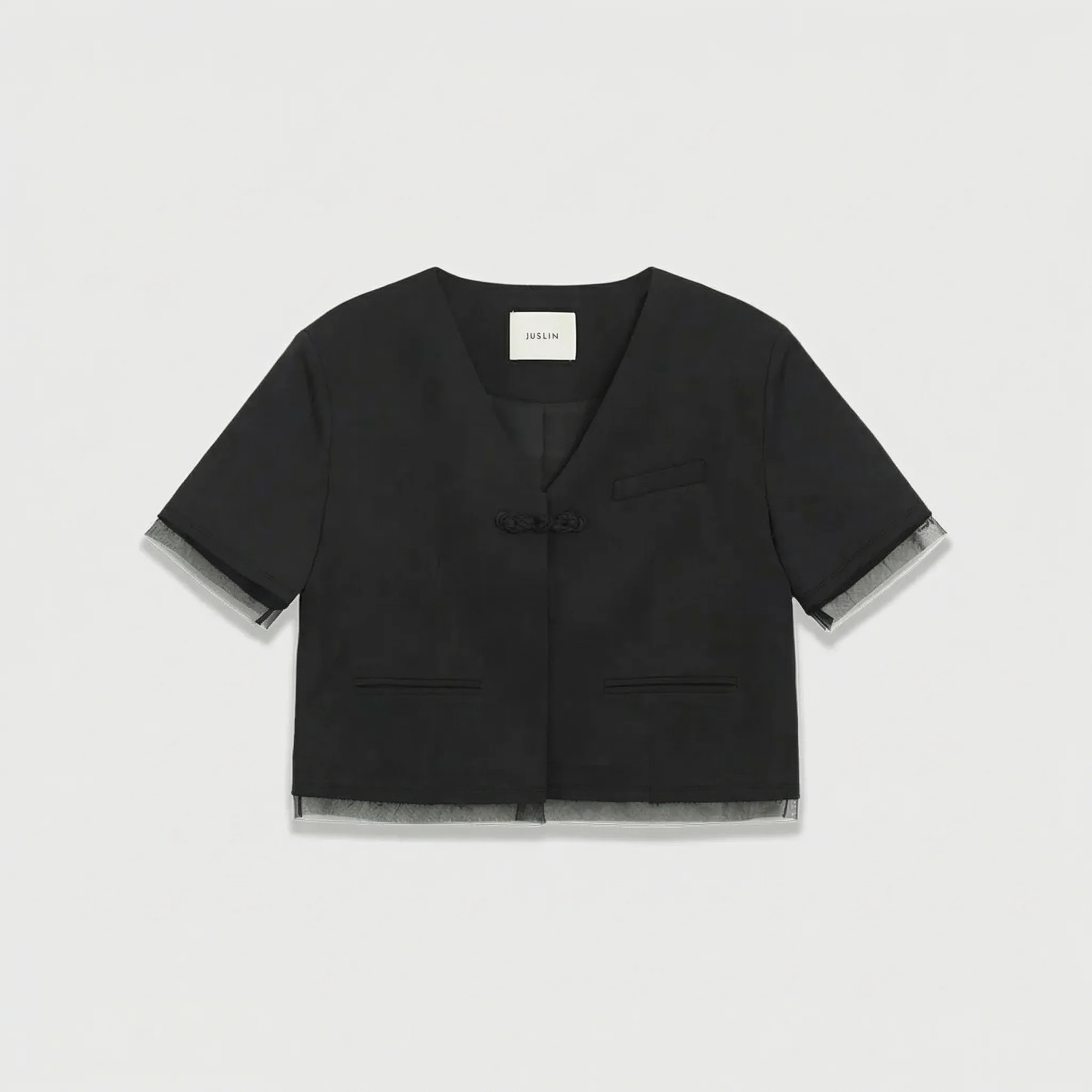 Mesh Splicing Suit Set - Image 5