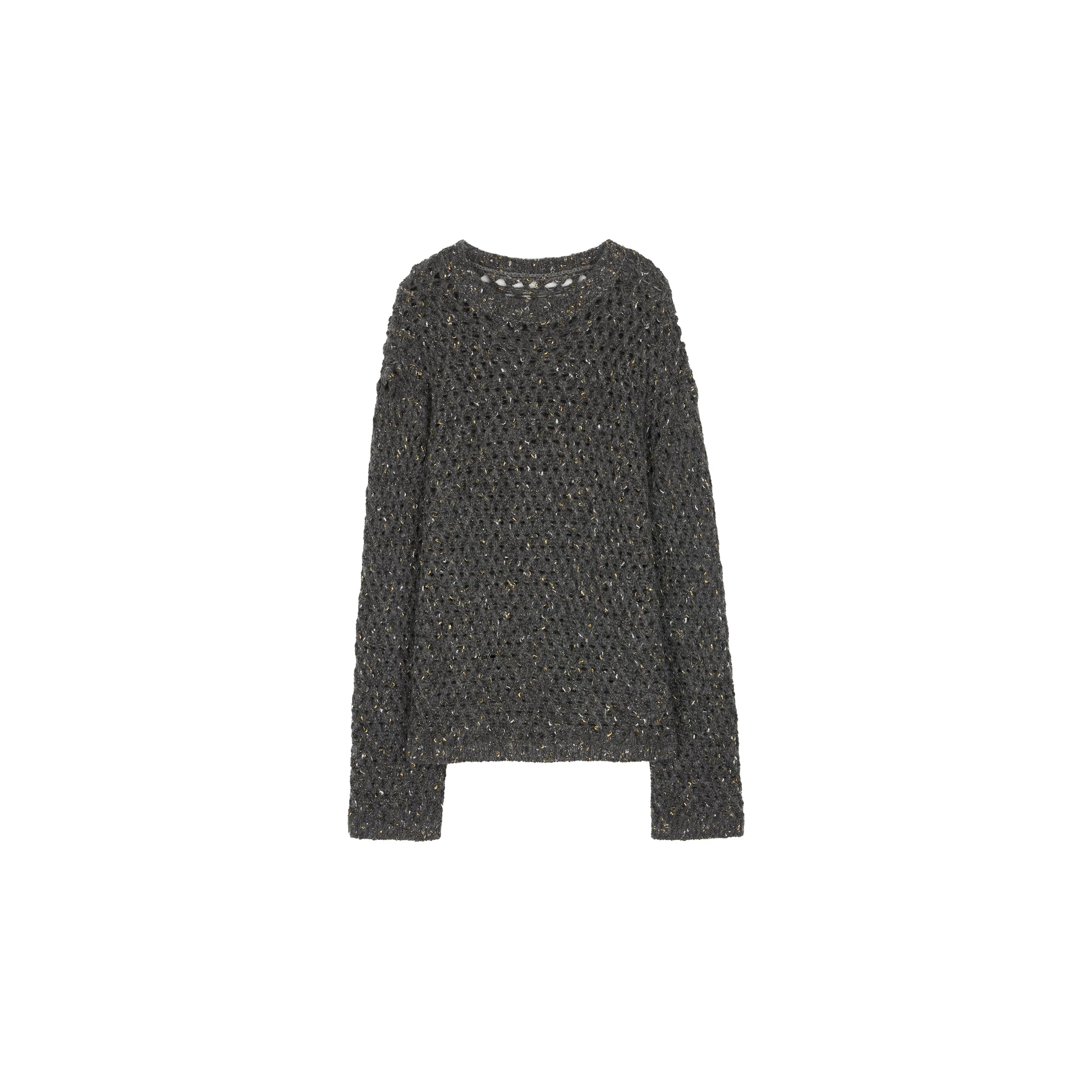 Metallic Fleck Knit Sweater - Image 4
