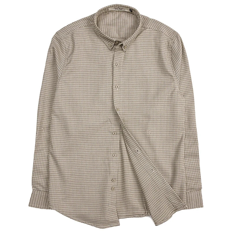 Micro-Check Button-Down Shirt - Image 4
