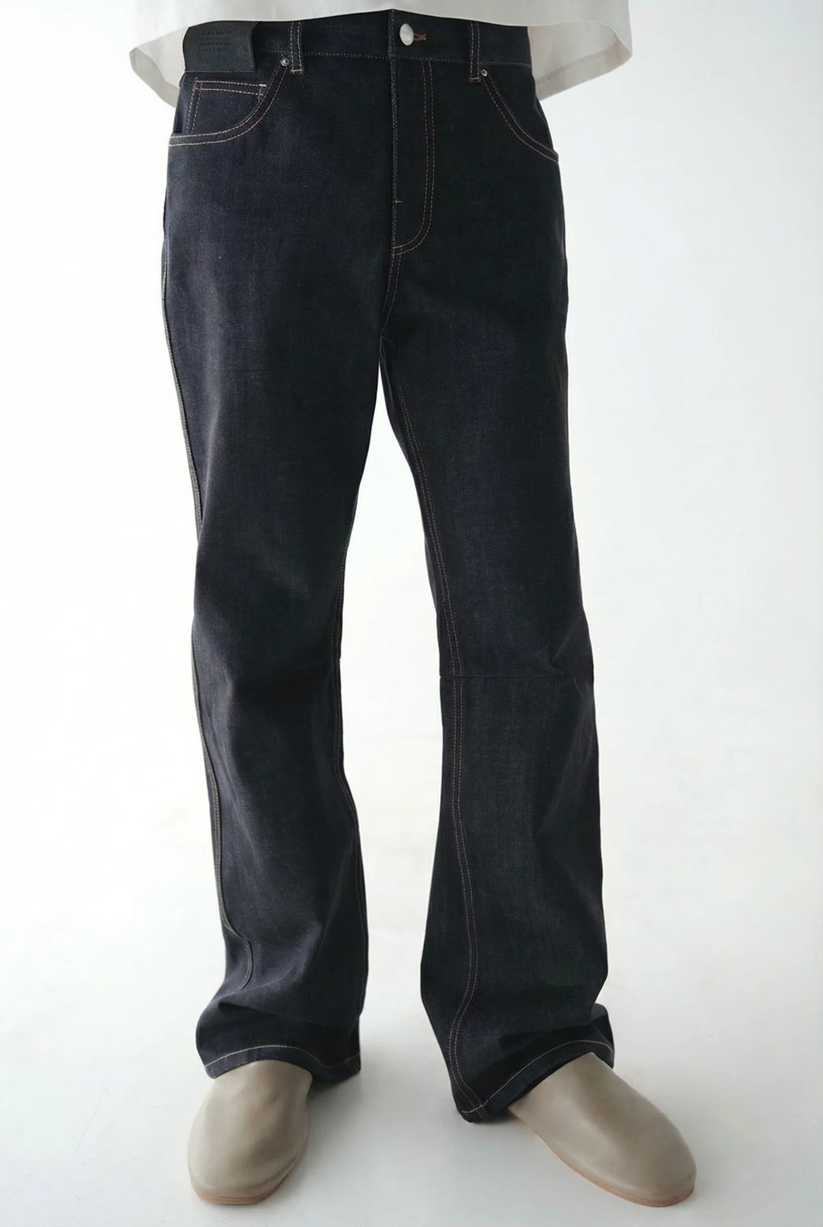 Micro-Flare Selvedge Denim Jeans - Image 2