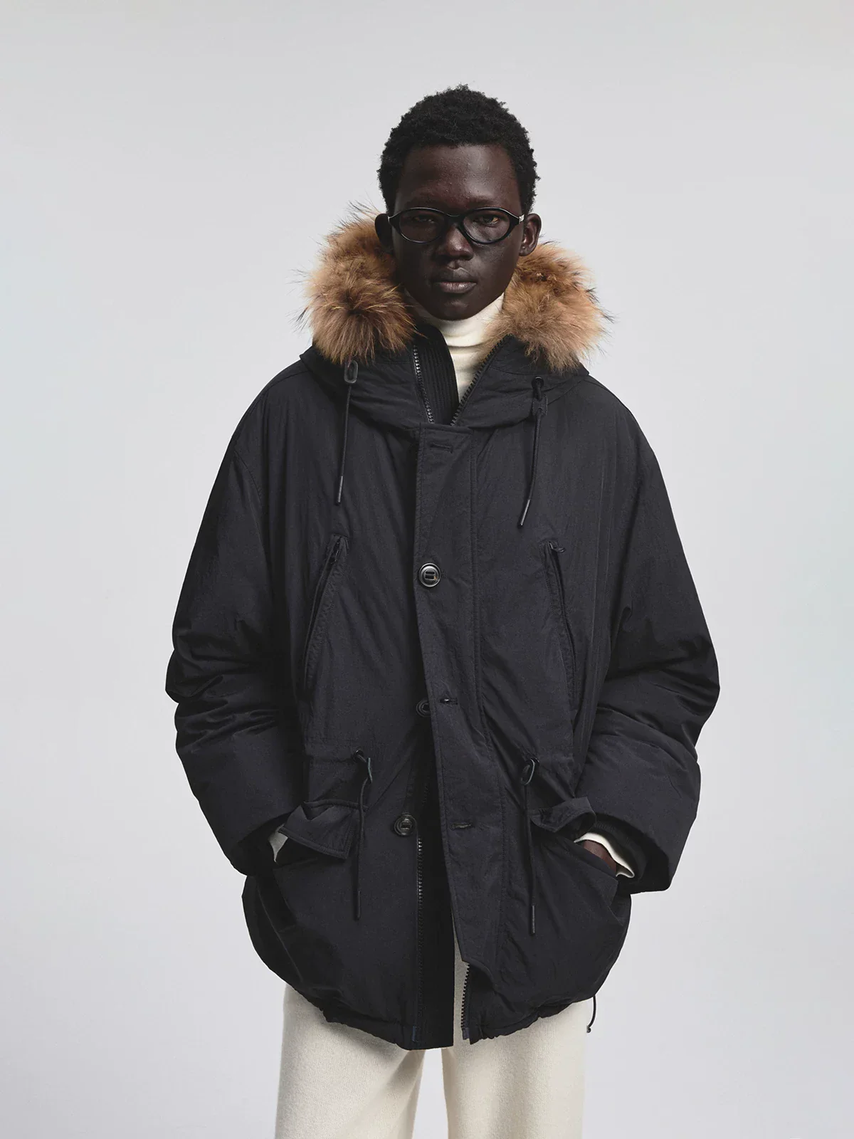 Micro-Textured Waterproof Down Parka - Image 3