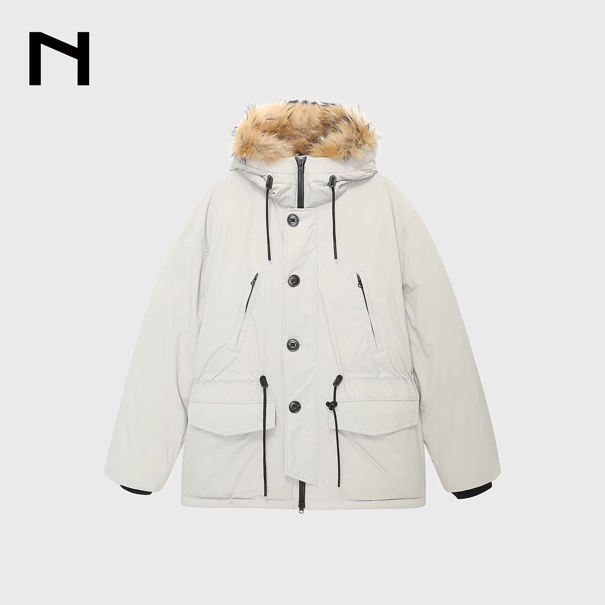 Micro-Textured Waterproof Down Parka - Image 6
